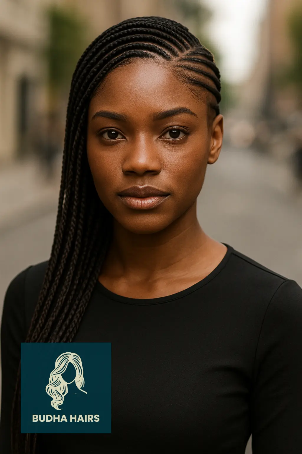 Side-Swept Cornrow Styles