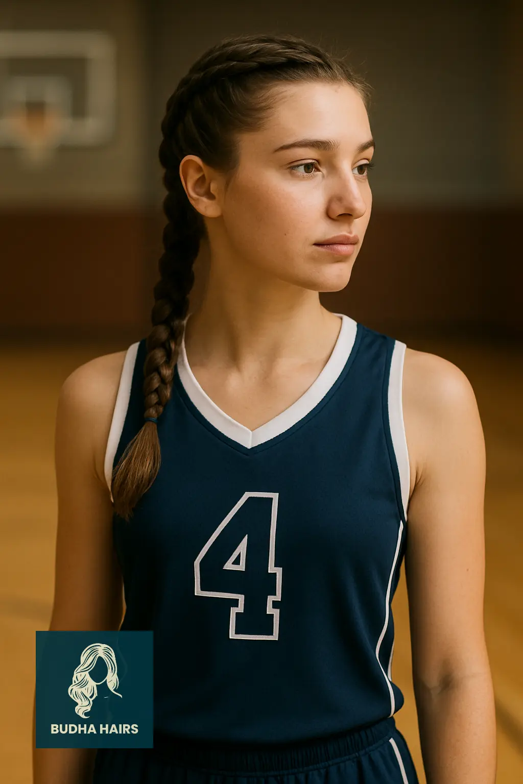 Side-Swept Cornrows for Athletes