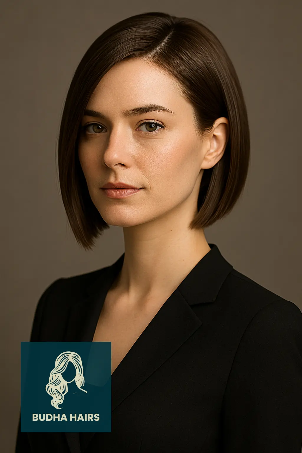 Sleek Angled Bob with Long Front Pieces