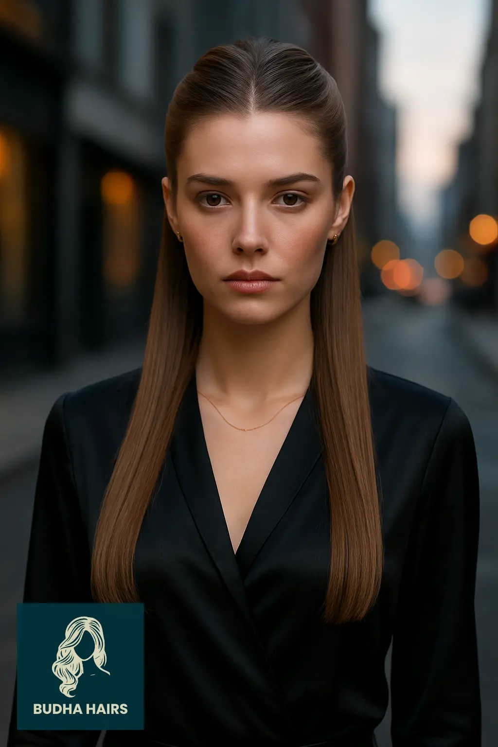 30 Stunning Half-Up Fishtail Braid Hairstyles to Try in 2026 3 Sleek Half-Up Fishtail Braid Look