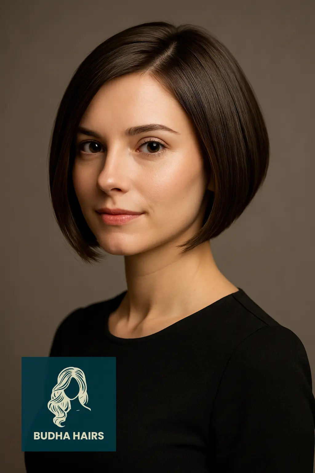 Sleek Inverted Bob with Tapered Back