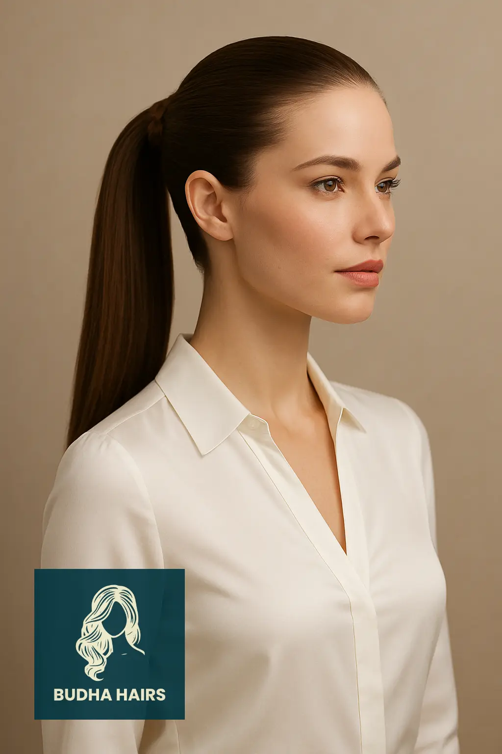 30 Sleek Ponytail Hairstyles That Redefine Chic Elegance 10 Sleek Ponytail with Braided Base
