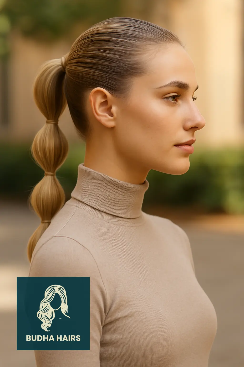 30 Sleek Ponytail Hairstyles That Redefine Chic Elegance 8 Sleek Ponytail with Bubble Braid Effect