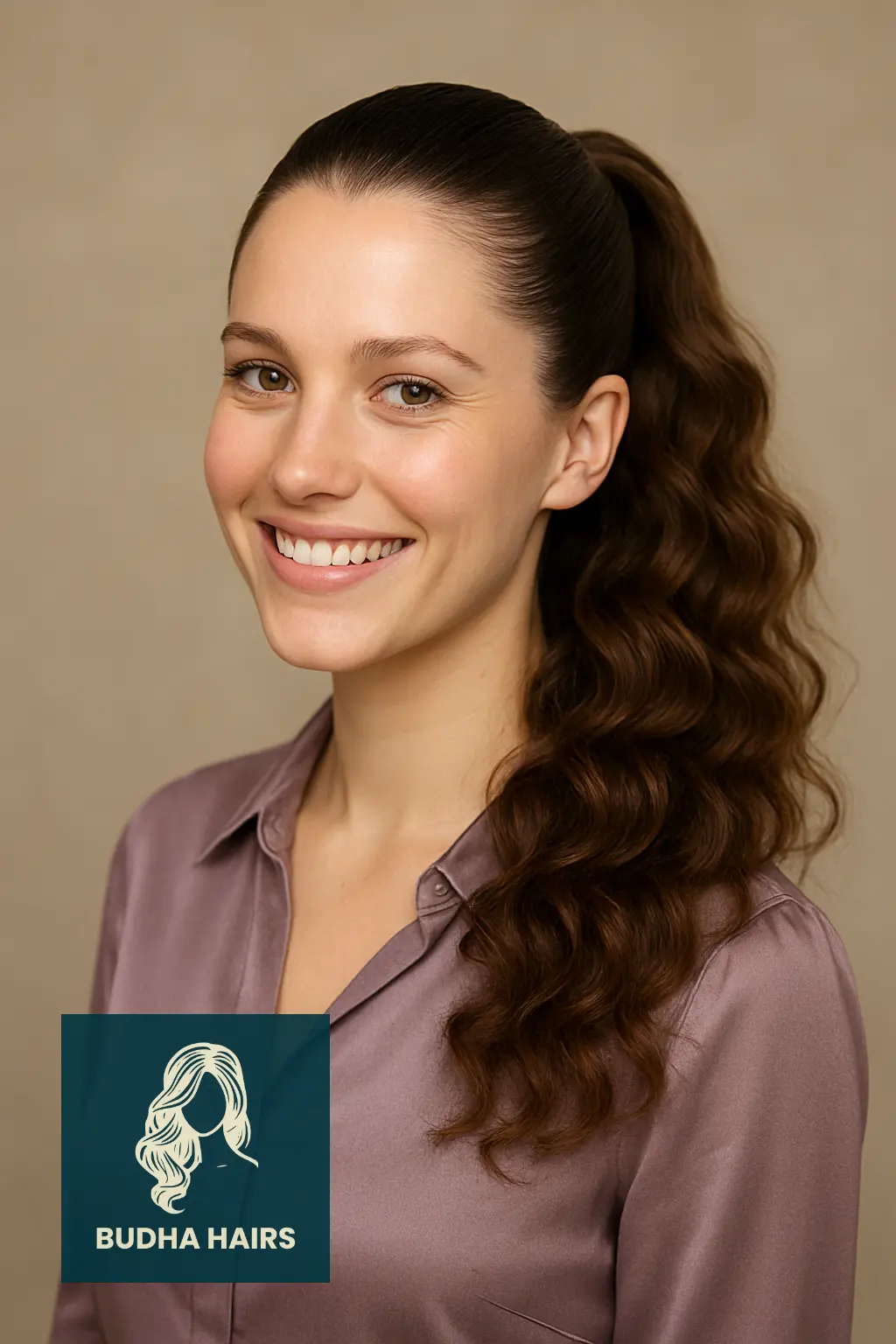 30 Sleek Ponytail Hairstyles That Redefine Chic Elegance 21 Sleek Ponytail with Curly Ends