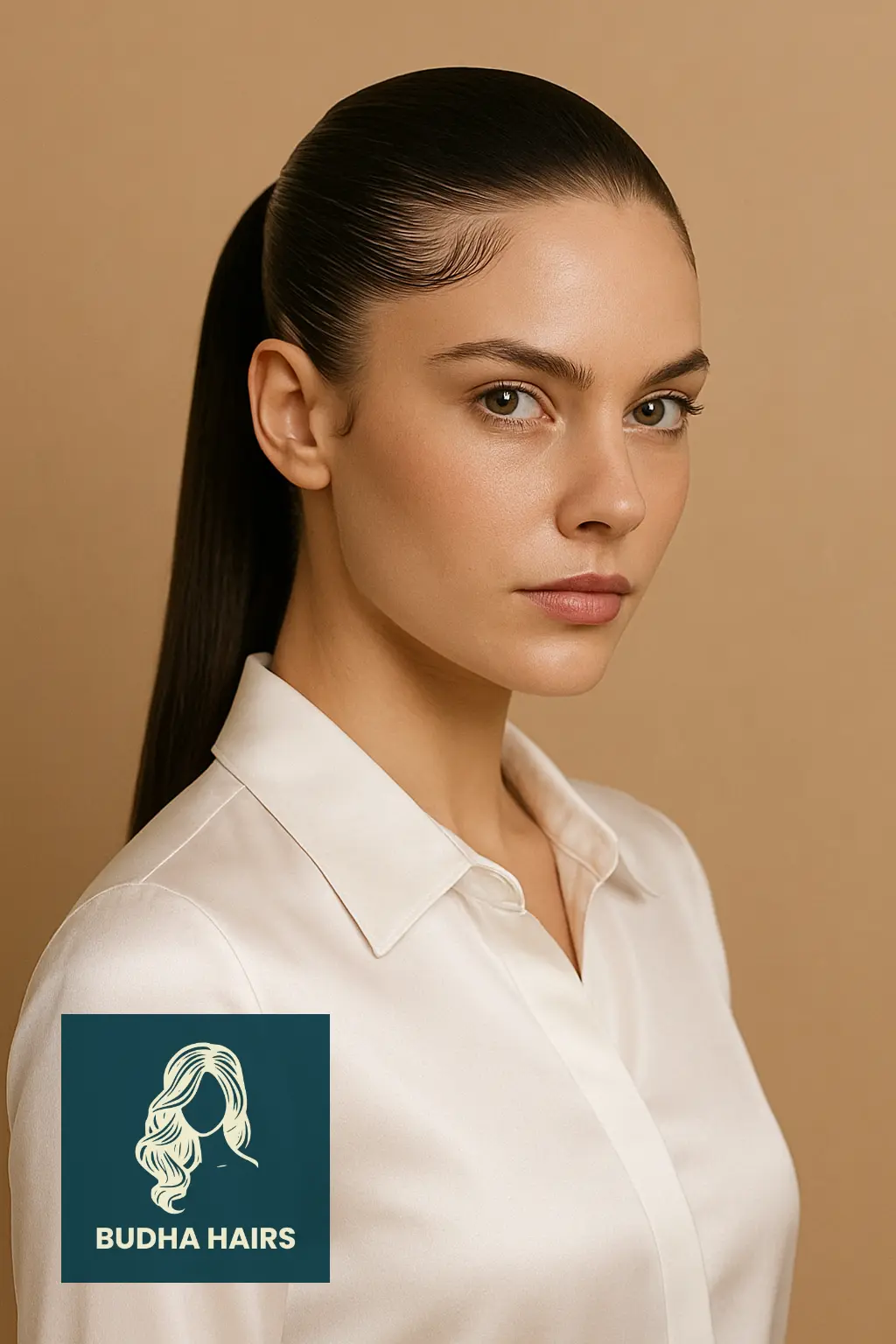 30 Sleek Ponytail Hairstyles That Redefine Chic Elegance 25 Sleek Ponytail with Defined Edges