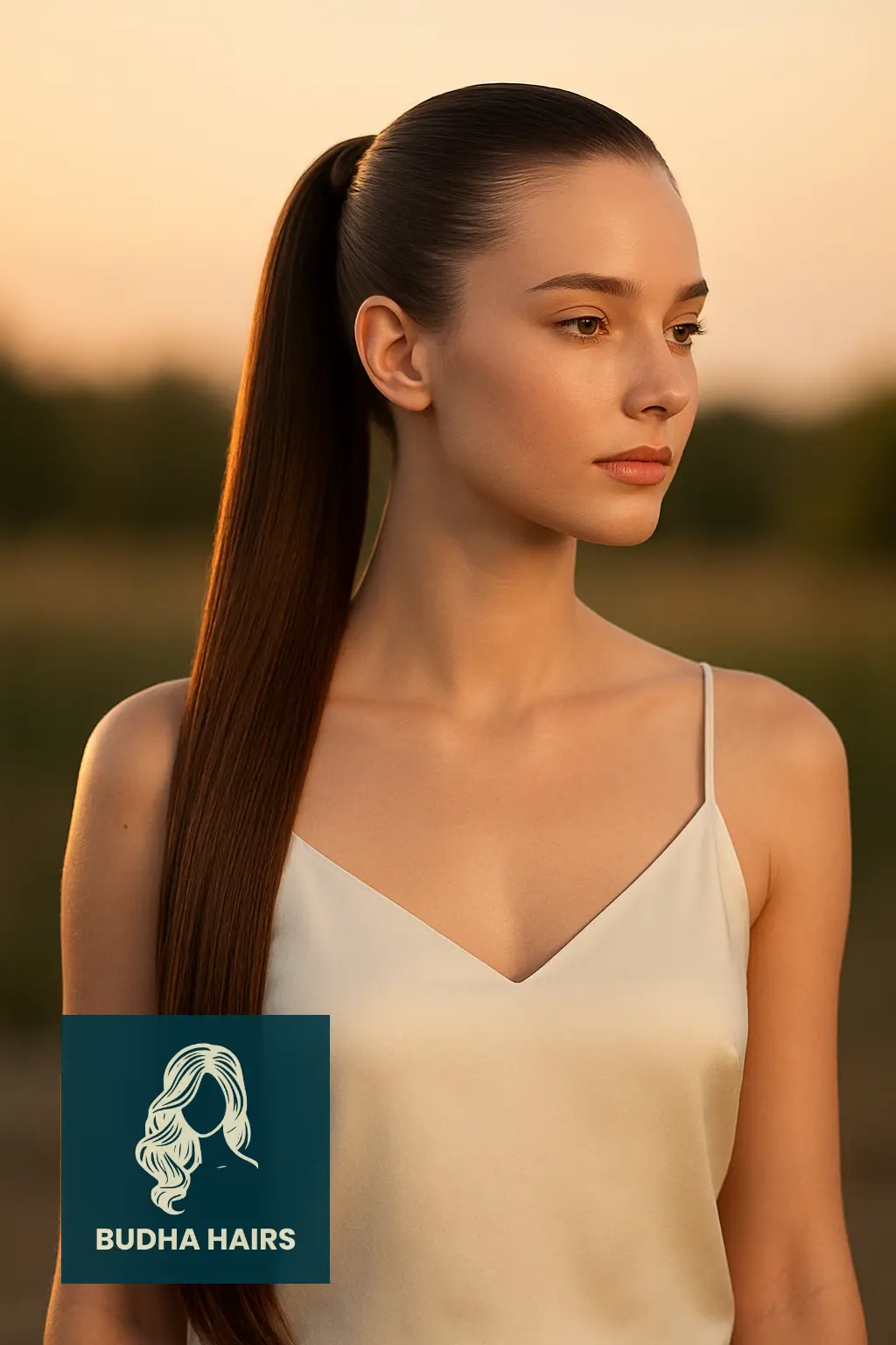 30 Sleek Ponytail Hairstyles That Redefine Chic Elegance 29 Sleek Ponytail with Extra-Long Extensions