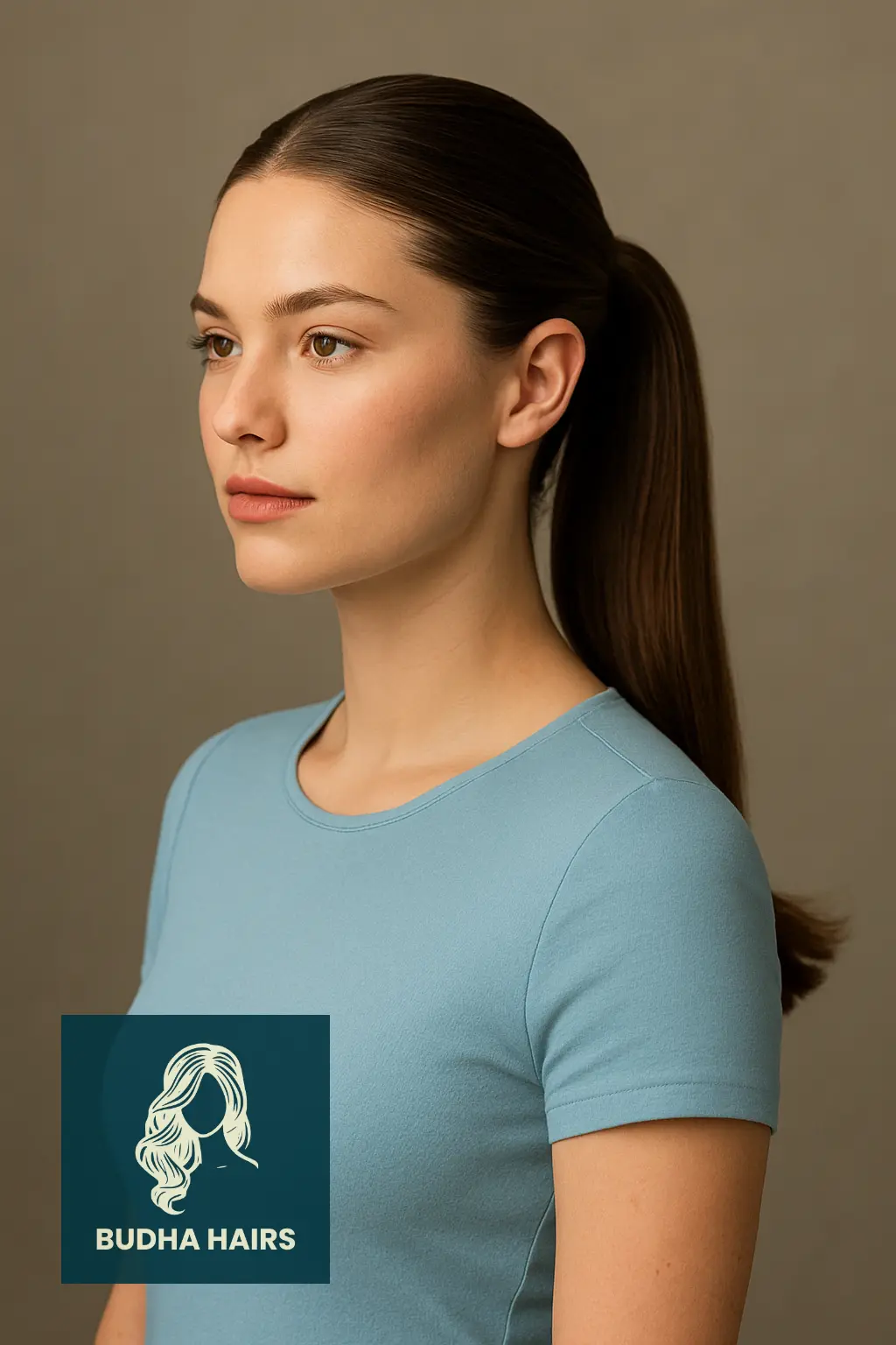 30 Sleek Ponytail Hairstyles That Redefine Chic Elegance 19 Sleek Ponytail with Two Sections