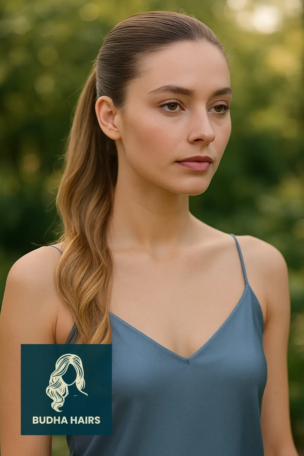 30 Sleek Ponytail Hairstyles That Redefine Chic Elegance 5 Sleek Ponytail with Wavy Ends