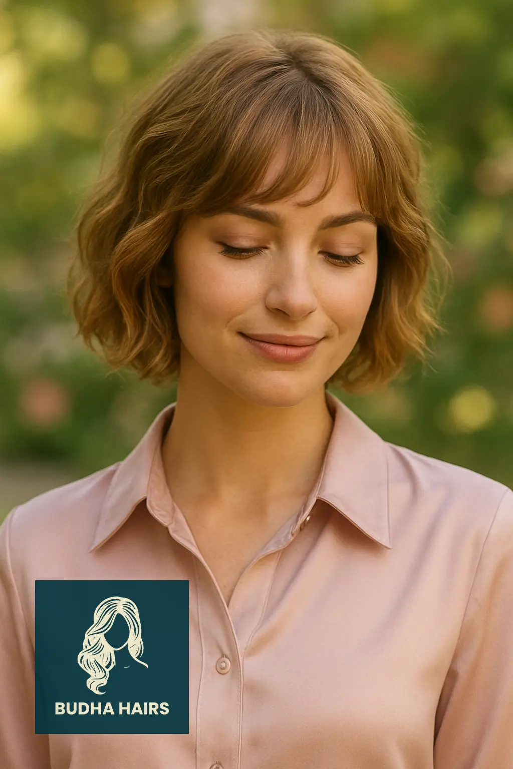 Soft Wavy Crop with Delicate Fringe