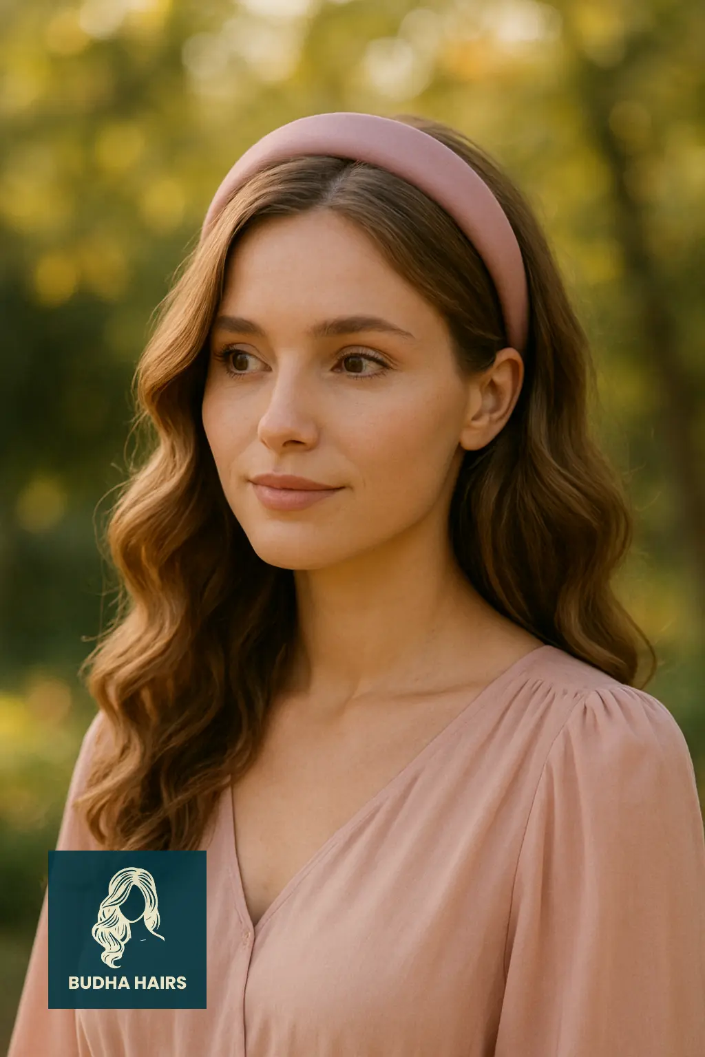 Thick Headband with Loose Side Waves