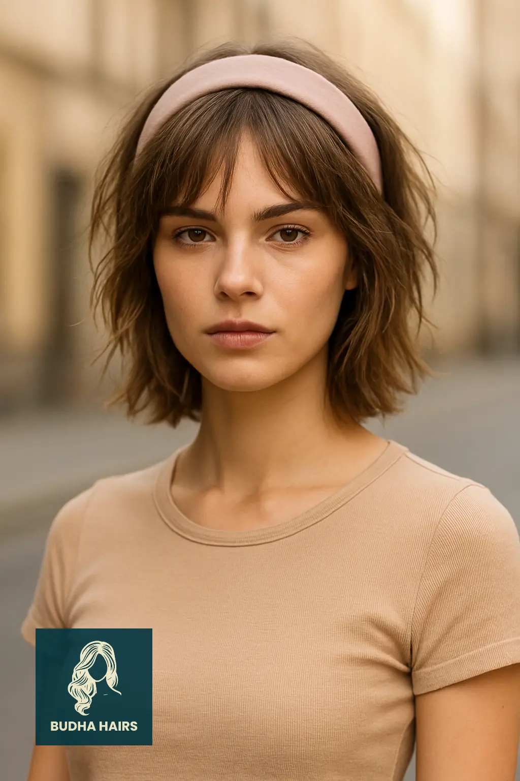 Thick Headband with Shaggy Layers