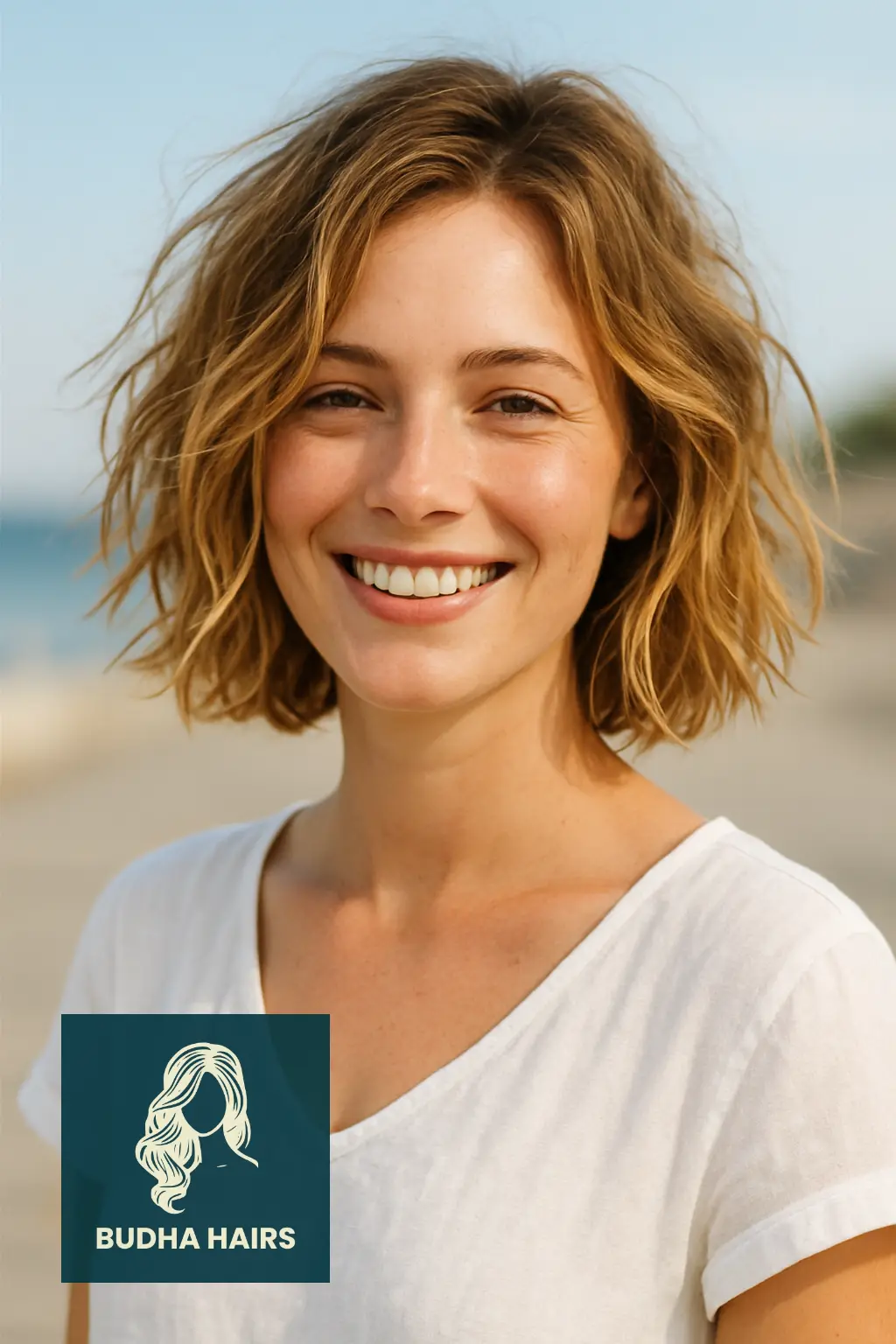  Tousled Bob with Beachy Texture