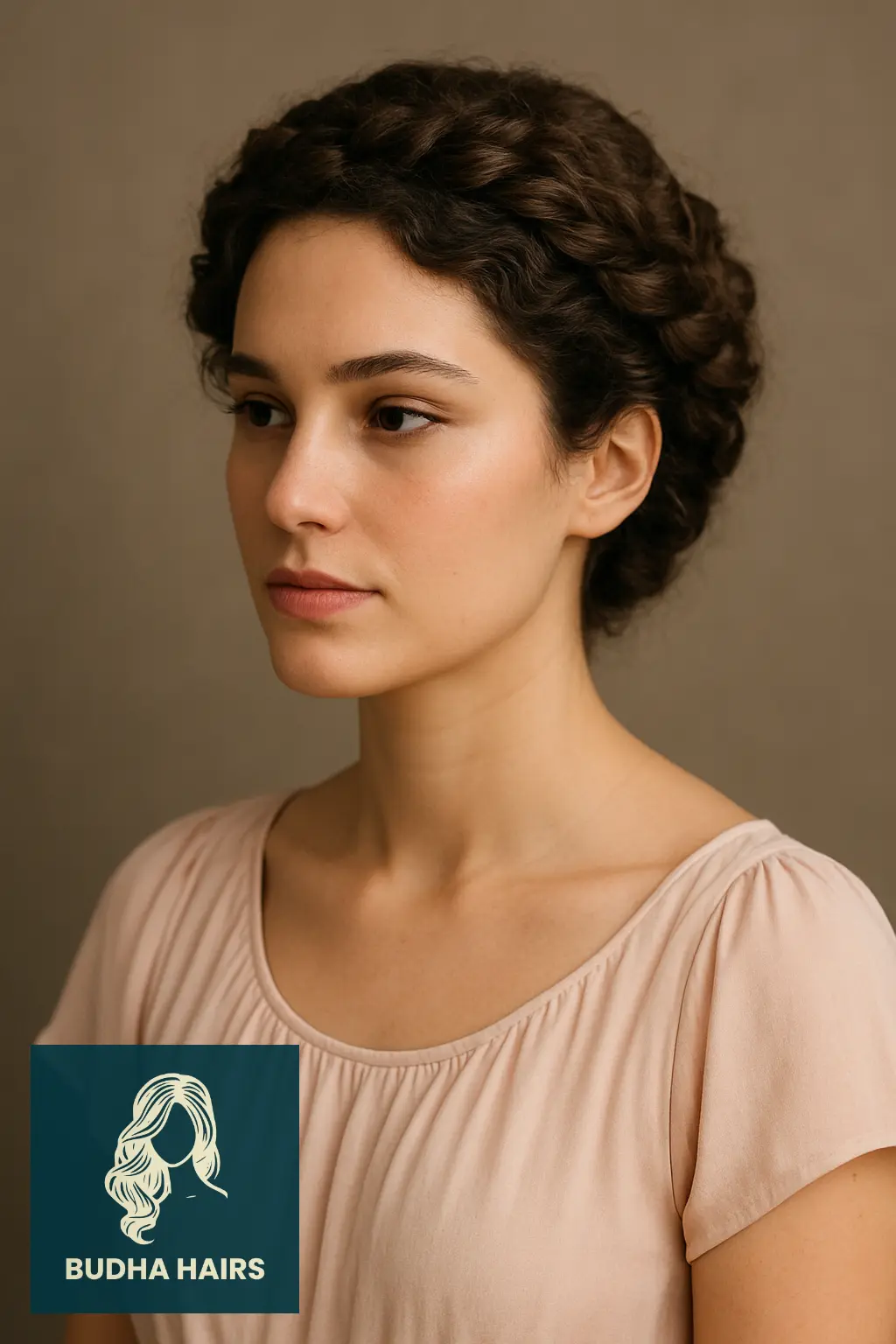 30 Protective Hairstyles for 3a Hair to Keep Your Curls Healthy and Stylish 7 Twisted Halo Updo for 3a Curls