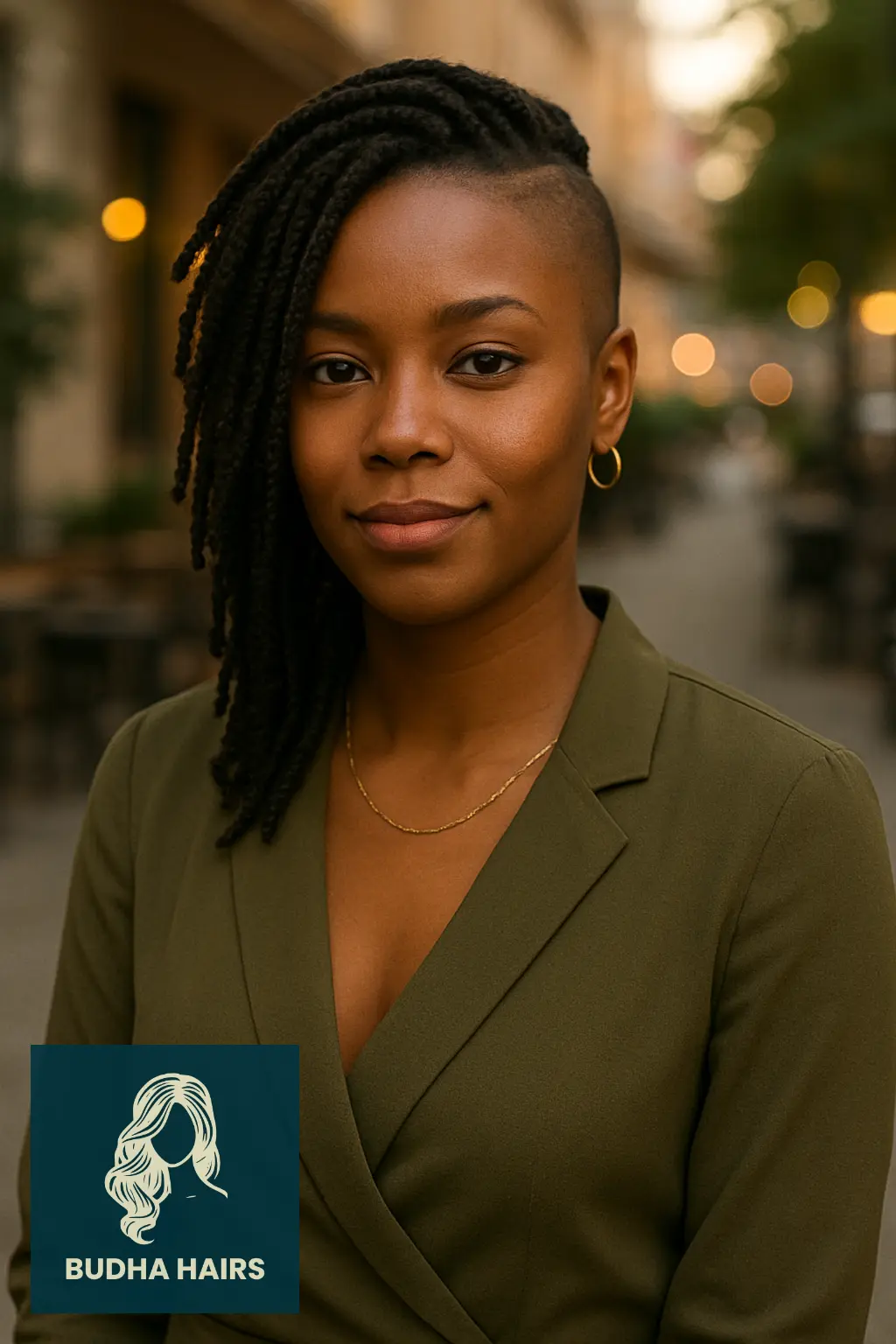 30 Bold One Side Shaved Hairstyles for Black Women 28 Twists with One Side Shaved