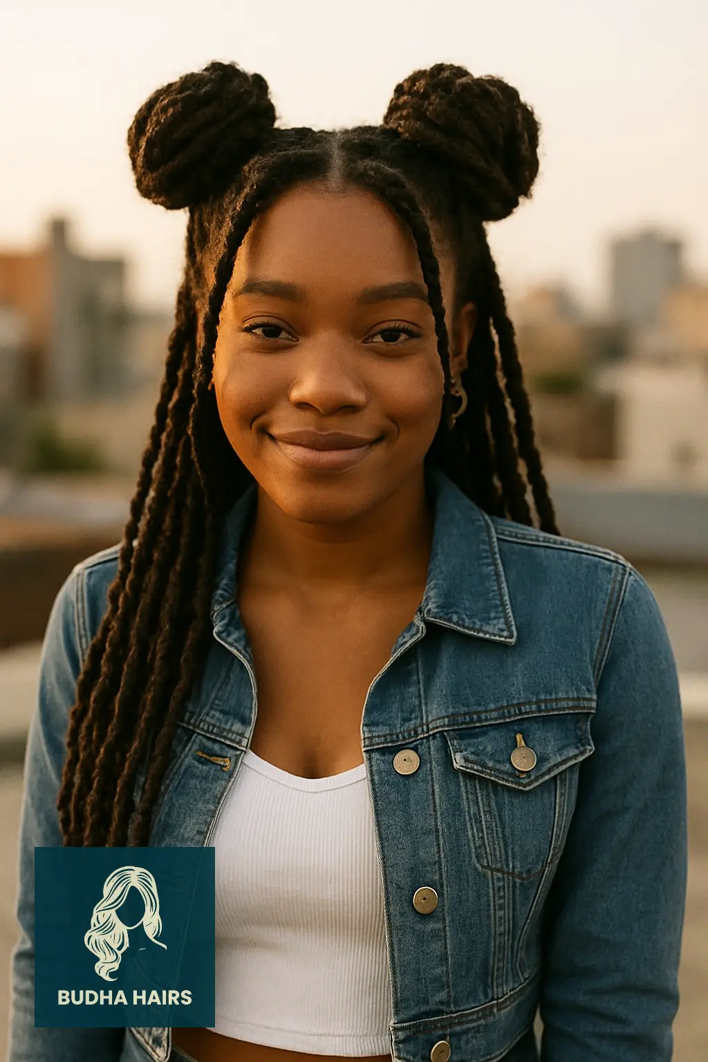 25 Stylish Two-Strand Twist Locs Hairstyles to Try in 2026 19 Two-Strand Twist Locs into Space Buns
