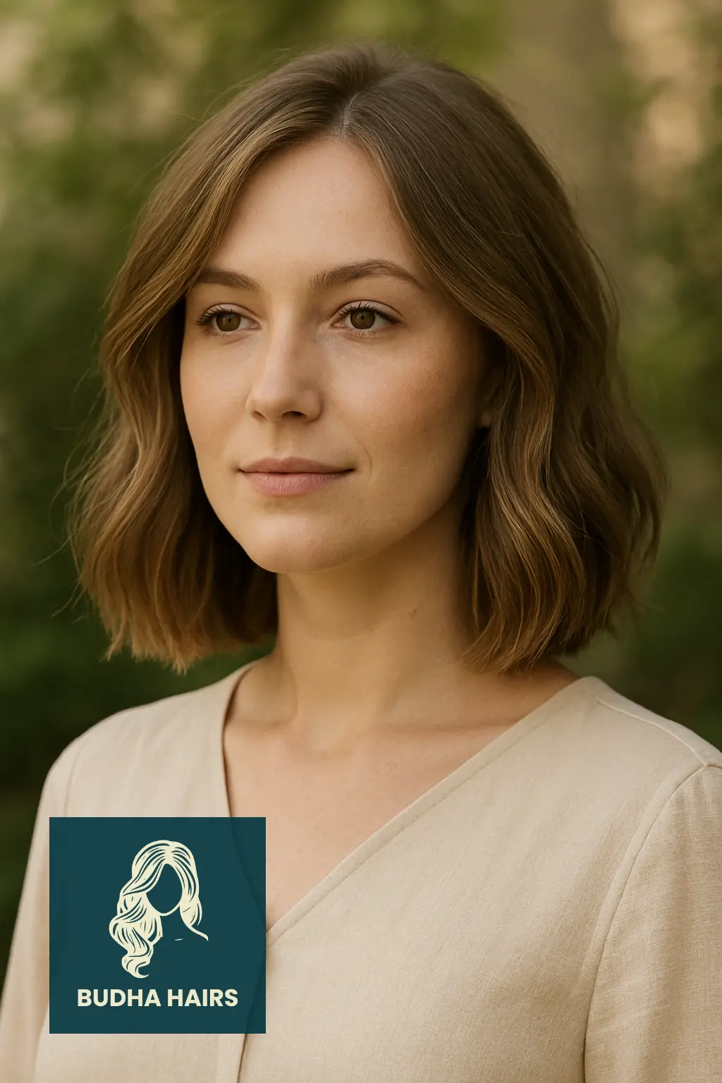 Wavy Lob with Off-Center Part