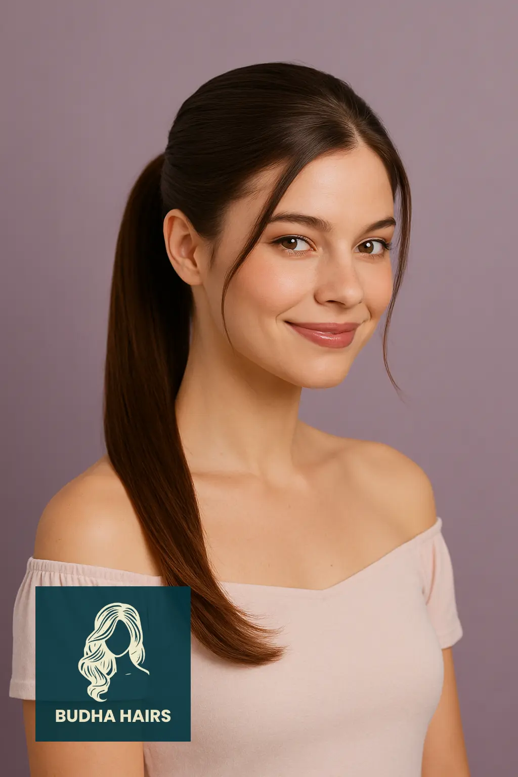 30 Sleek Ponytail Hairstyles That Redefine Chic Elegance 4 Wrapped Sleek Ponytail with Hair Strands