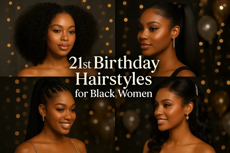 21st Birthday Hairstyles for Black Women
