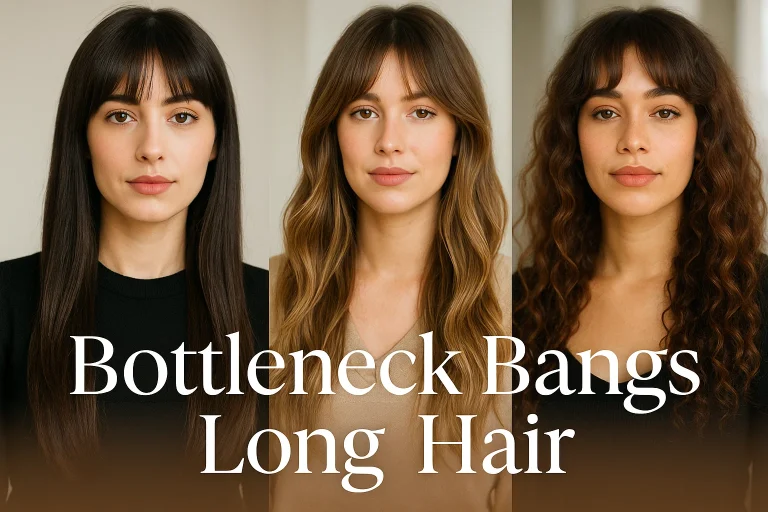 Bottleneck Bangs Long Hair