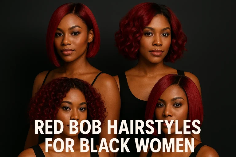 Red Bob Hairstyles for Black Women