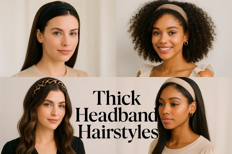 Thick Headband Hairstyles