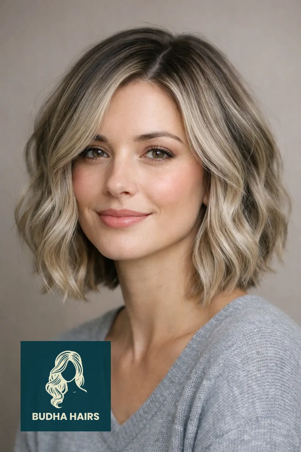 25 Ash Blonde Balayage Hairstyles That Look Expensive and Chic 13 Ash Blonde Balayage for a Wavy Bob