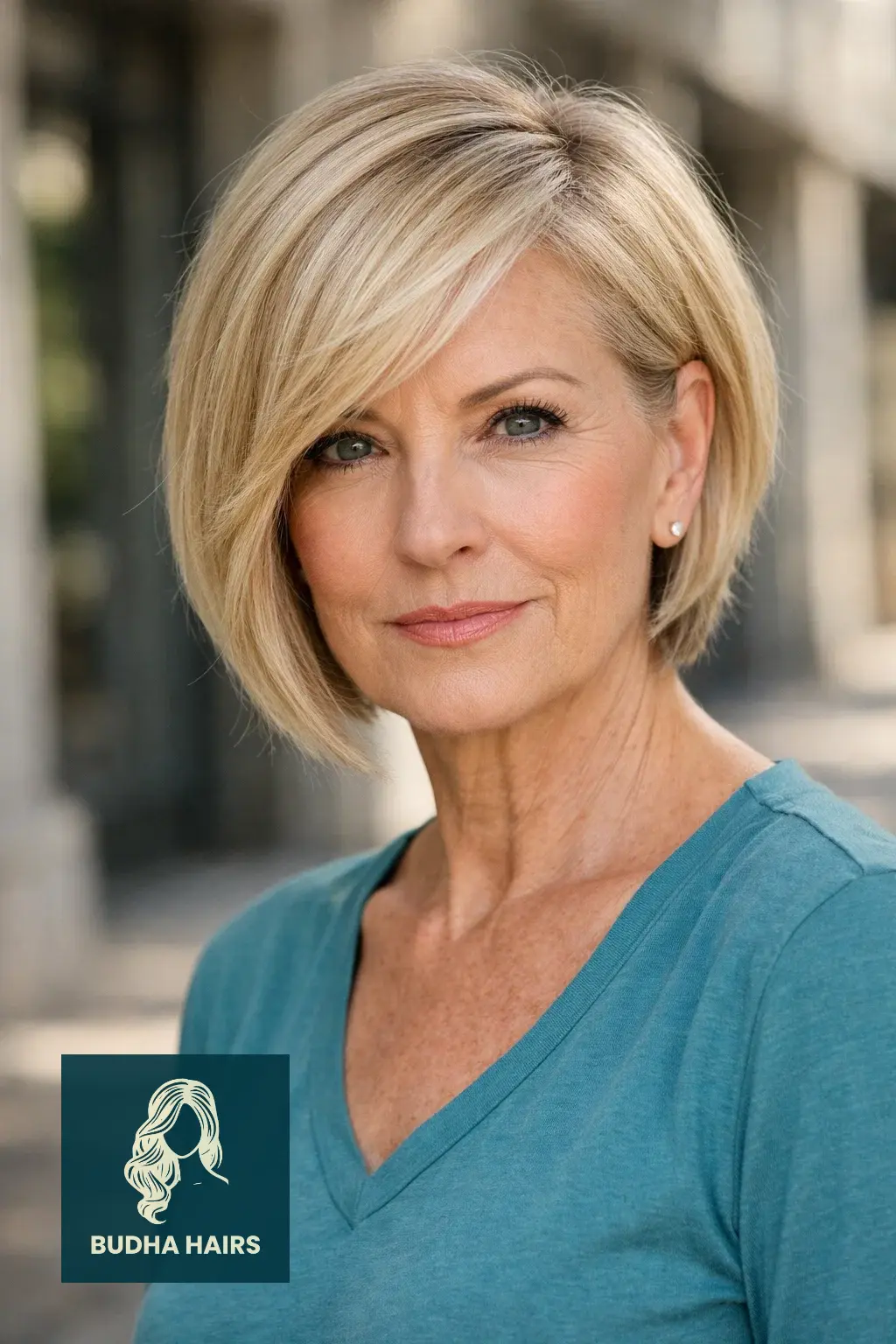 30 Flattering Bobs for Thin Hair for Older Women: Volume & Style 4 Asymmetrical Bob with a Deep Side Part