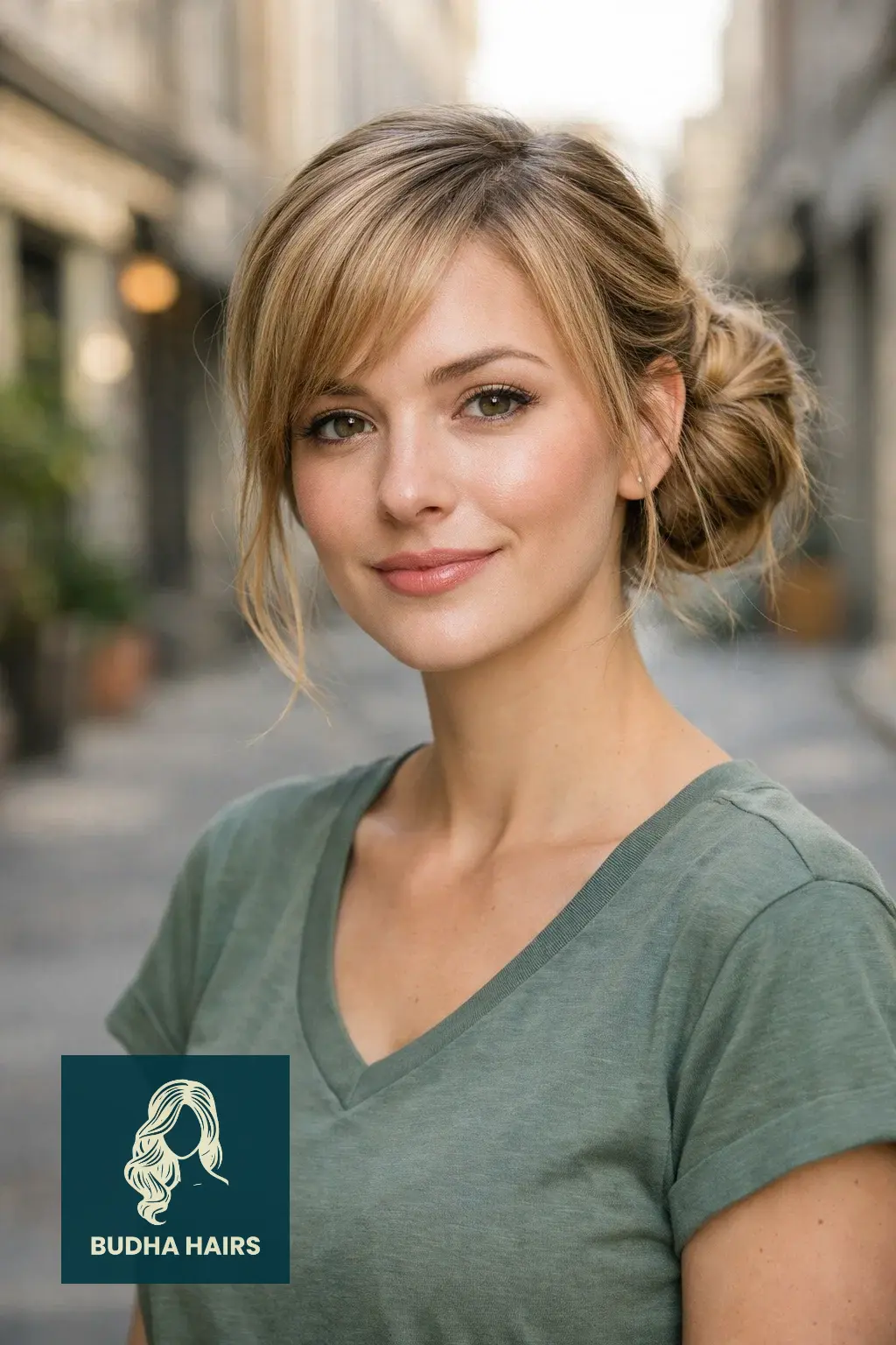 25 Best Updo Hairstyles for Thin Hair: Voluminous & Elegant 12 Asymmetrical Side-Swept Bun