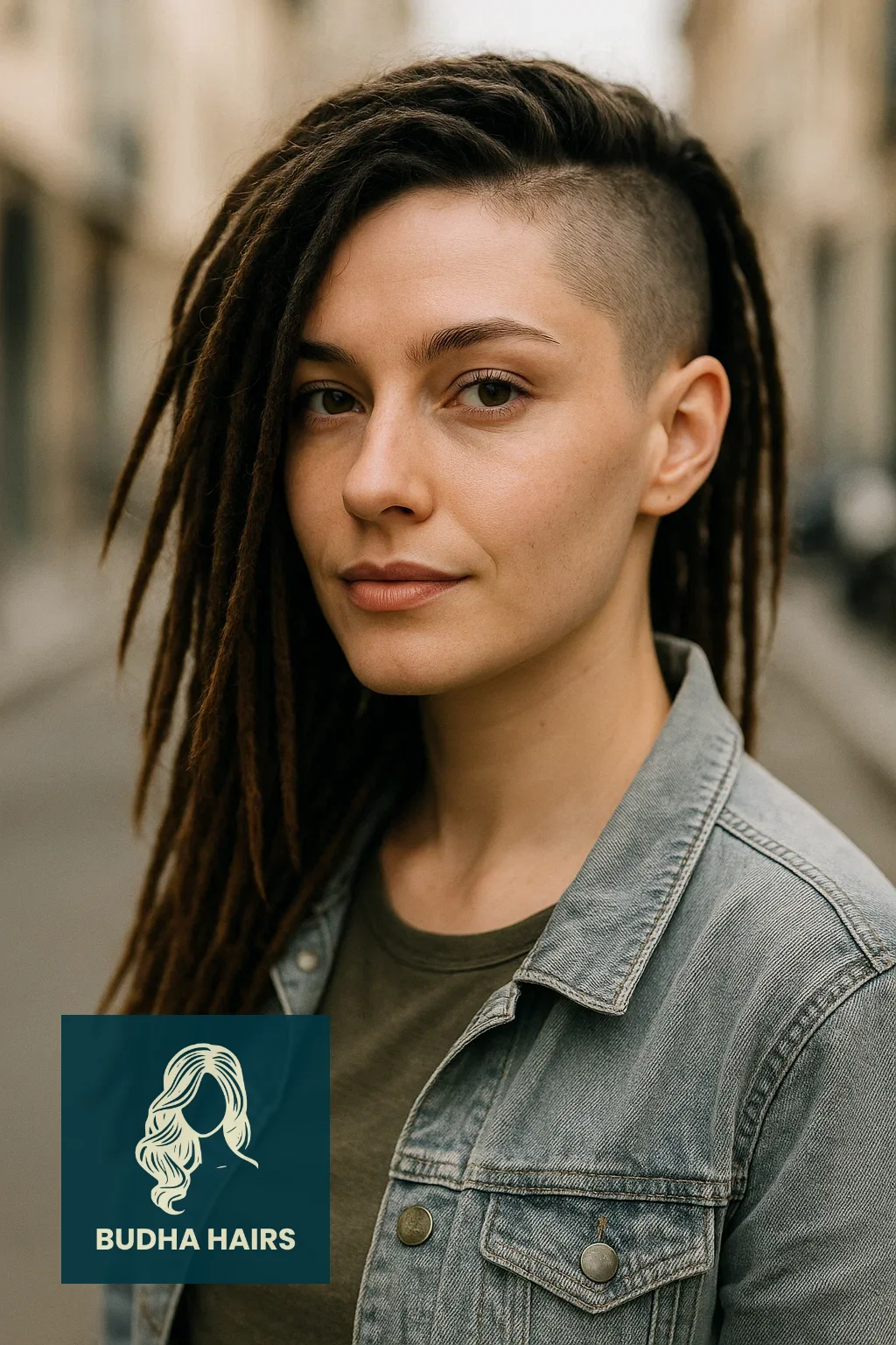 40 Edgy & Elegant Locs with Undercut Women Styles 3 Asymmetrical Side Undercut Locs