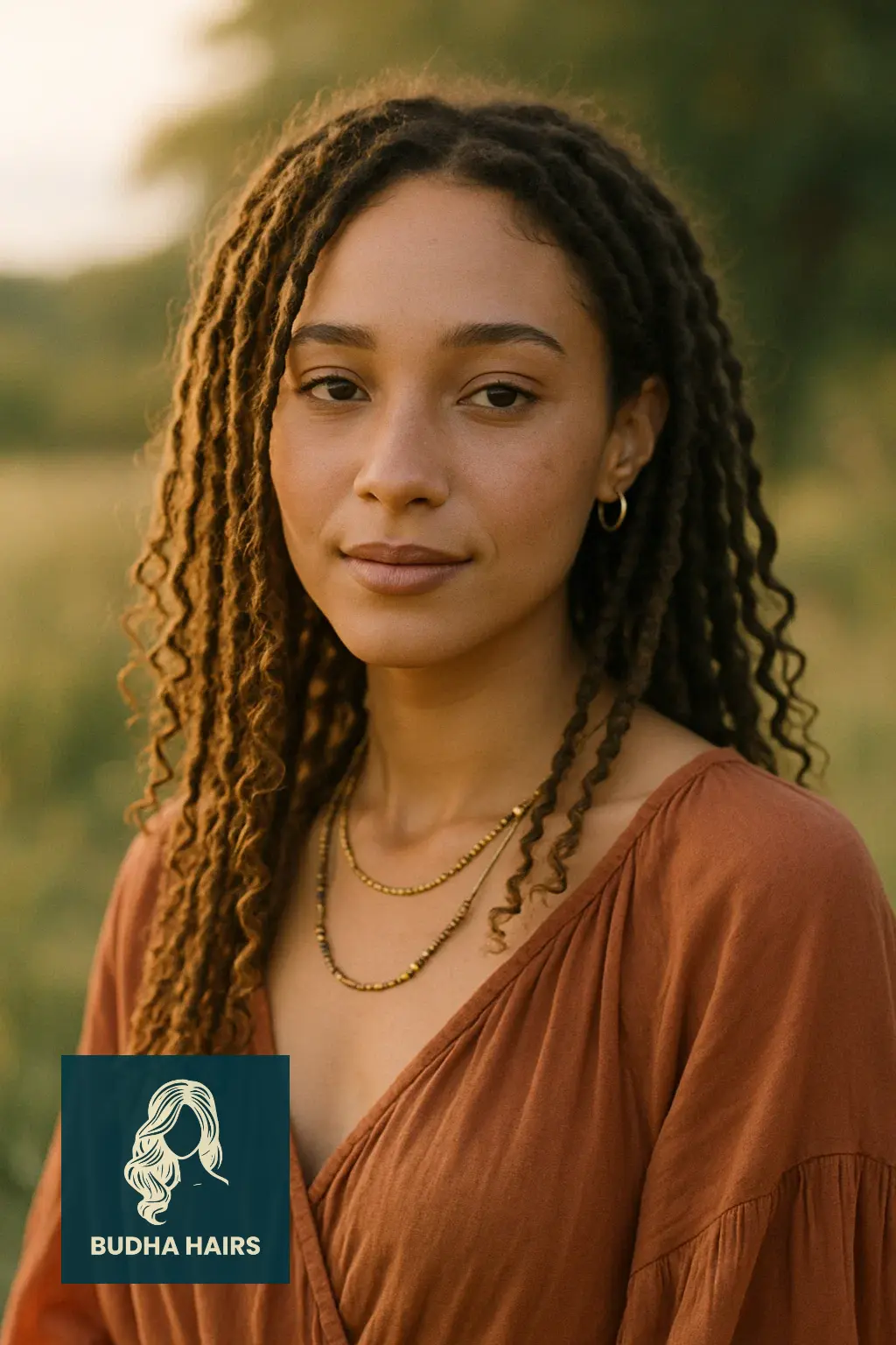 20 Chic & Stylish Thin Locs Hairstyles for Every Woman 2 Bohemian Thin Locs With Curly Ends