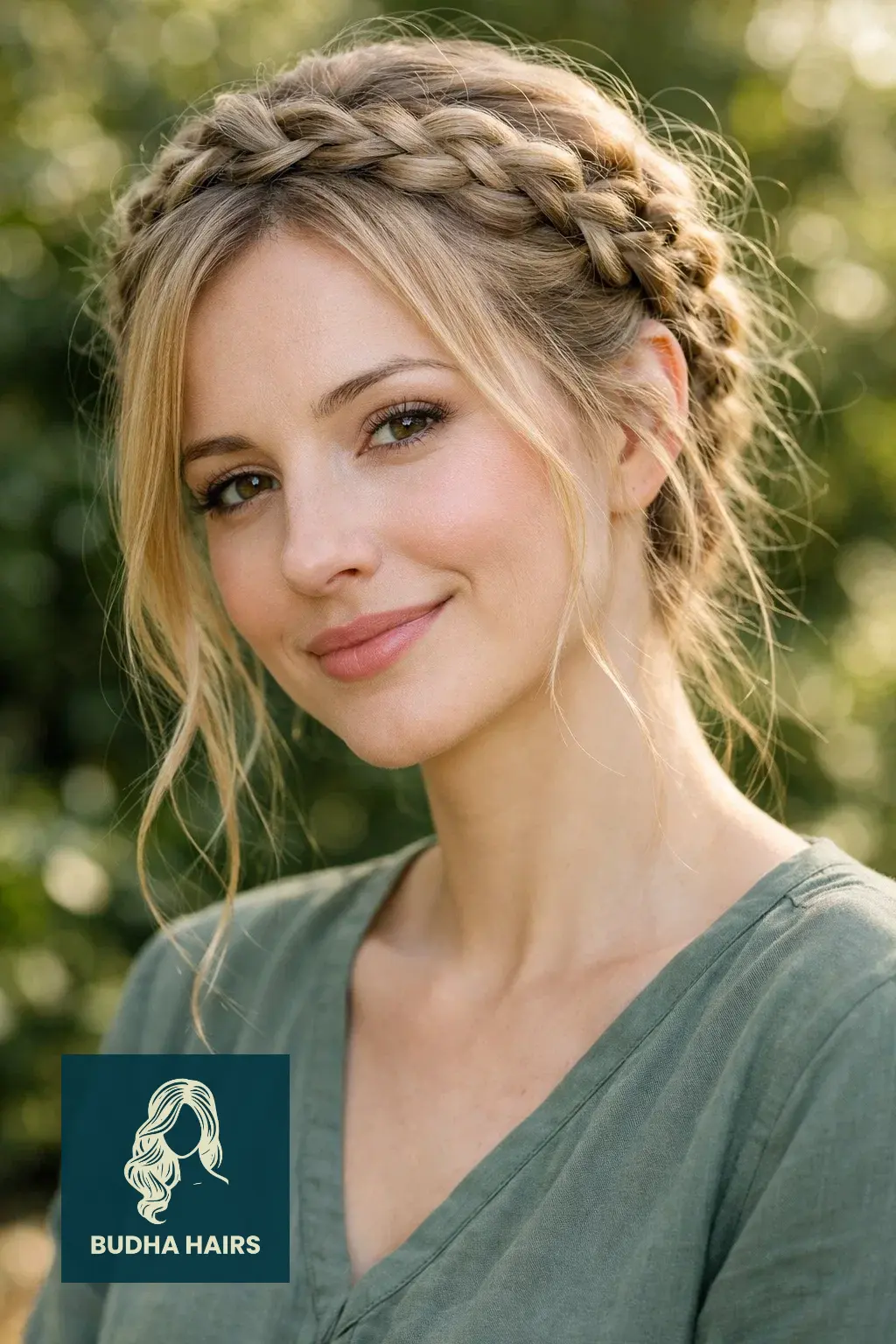 30 Best Hairstyles for Thin Fine Hair for Instant Volume & Body 16 Braided Crown for Volume