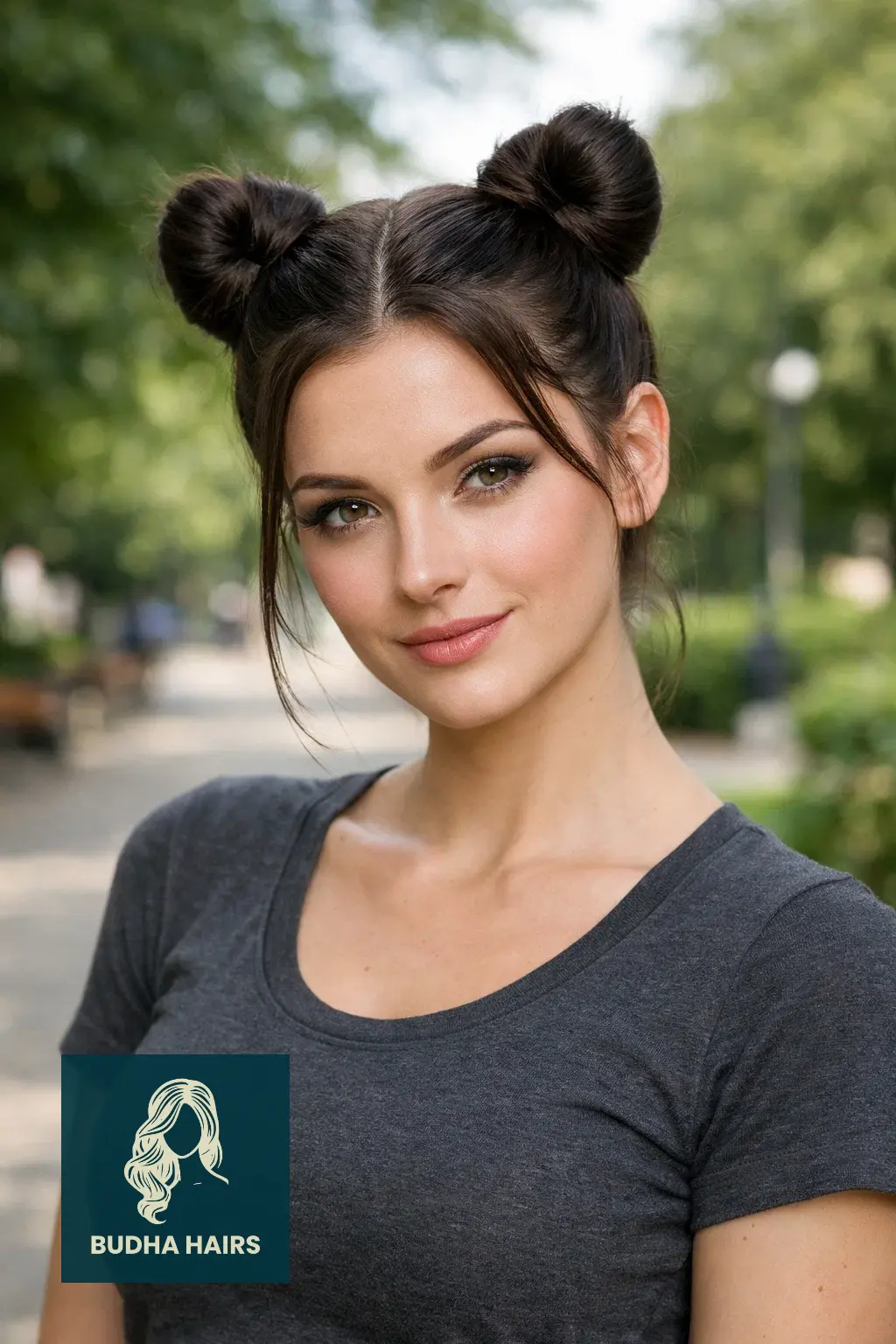 50 Enchanting Witch Hairstyles: Gothic, Modern & Fantasy Looks 36 Cat Ear "Familiar" Buns