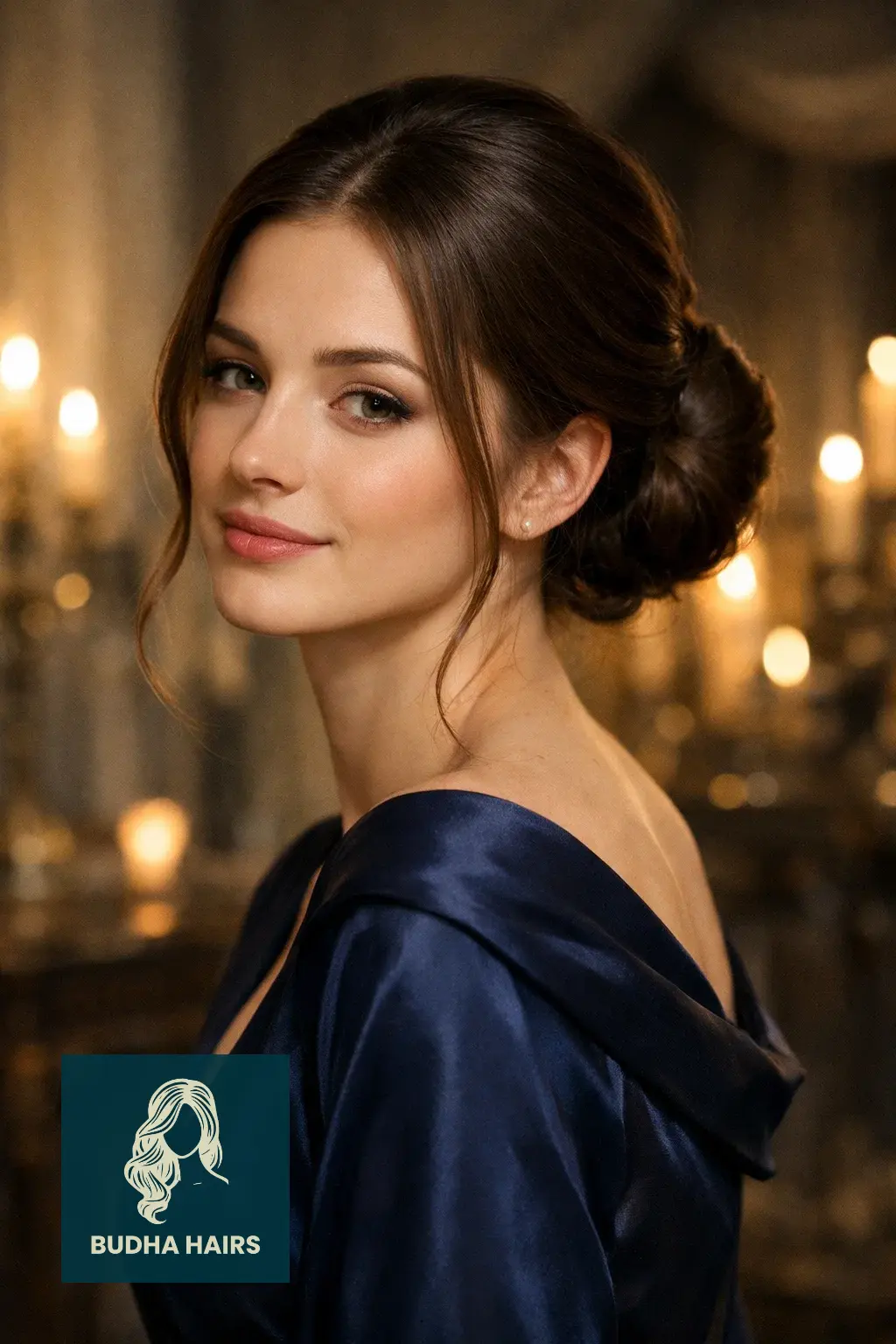 50 Enchanting Witch Hairstyles: Gothic, Modern & Fantasy Looks 14 Ceremonial Low Chignon