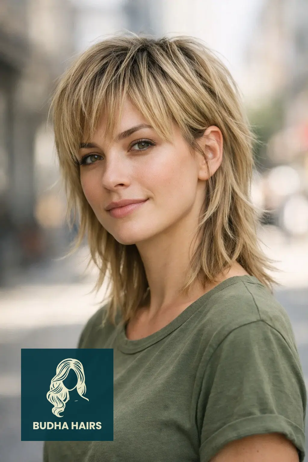 35 Best Short Hairstyles for Thin Hair and Oval Face 23 Choppy "Mullet-Lite" for Fine Texture