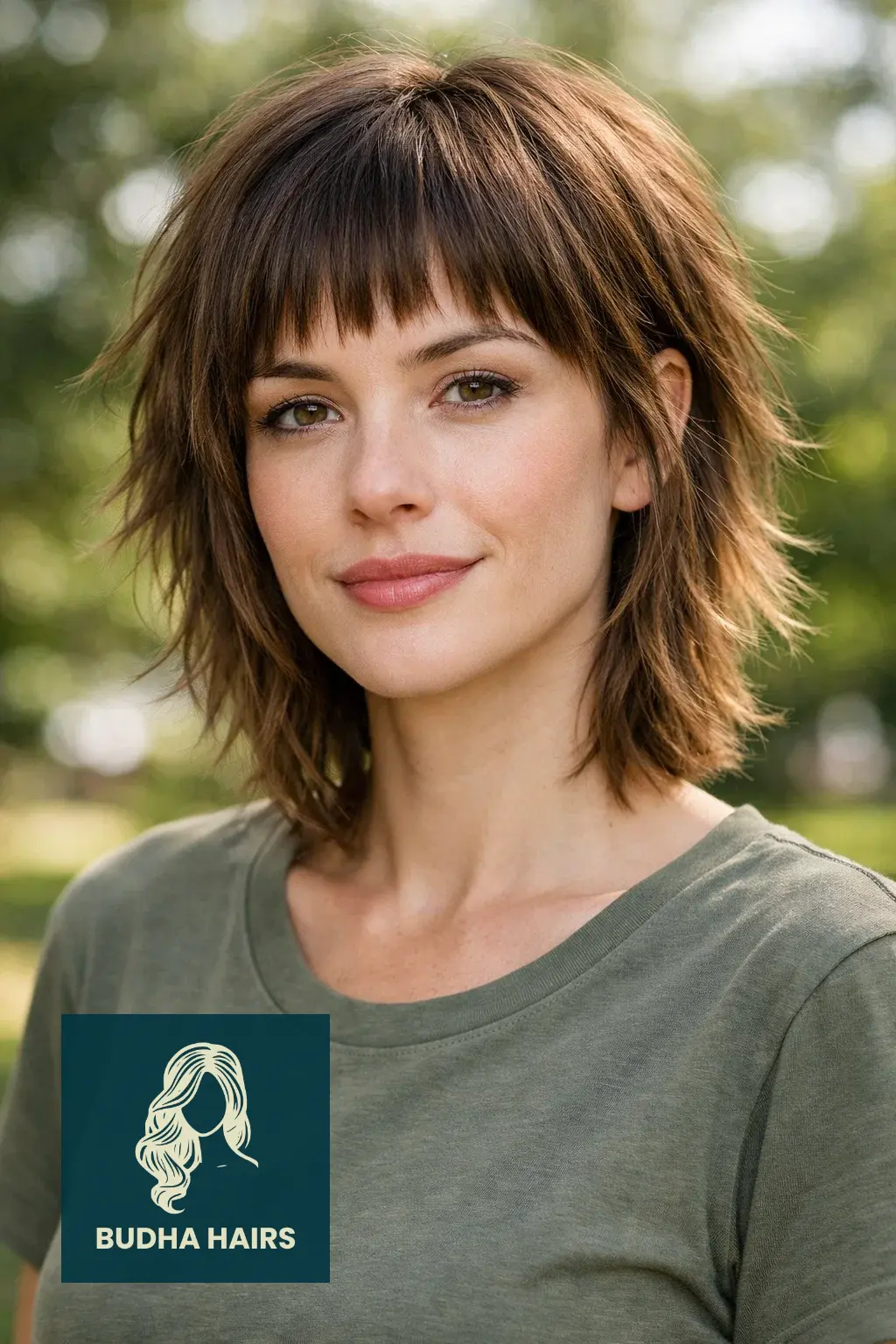 35 Short Hairstyles for Thin Hair to Look Fuller and Thicker 14 Choppy Shag with a Micro-Fringe