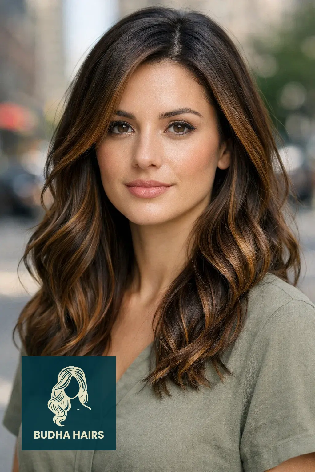 20 Stunning Dark Caramel Balayage Ideas for Brunettes (2026) 1 Classic Waves With Caramel Accents