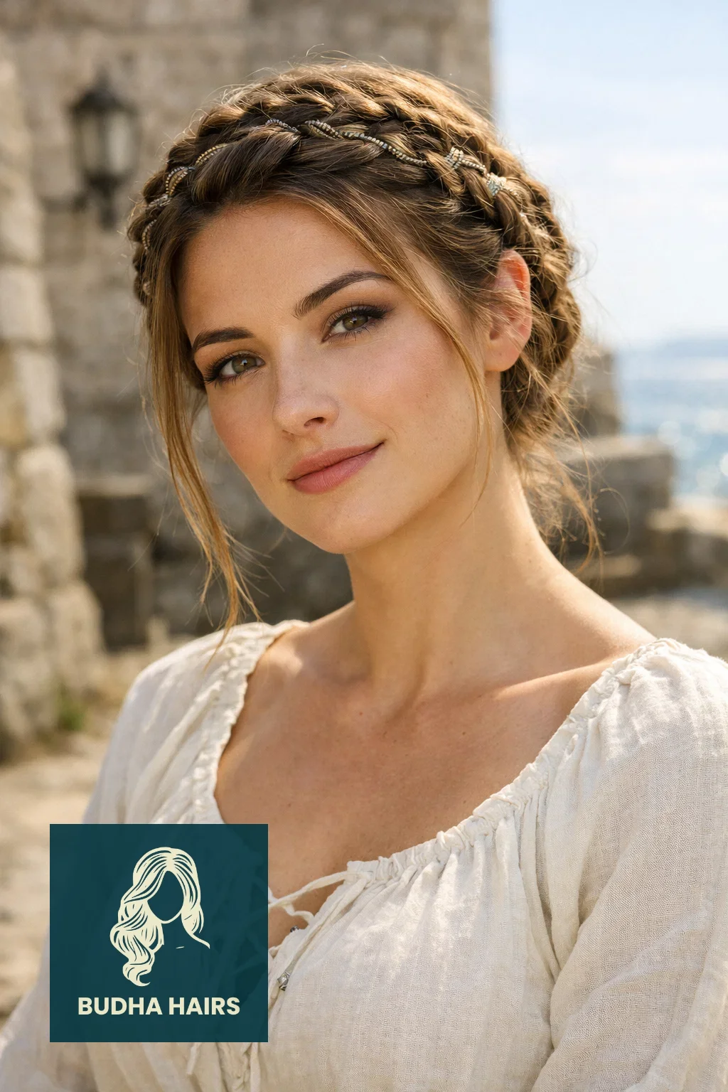 50 Pirate Hairstyles for Women - Rugged & Romantic Looks 16 Coin-Weave Crown Braid