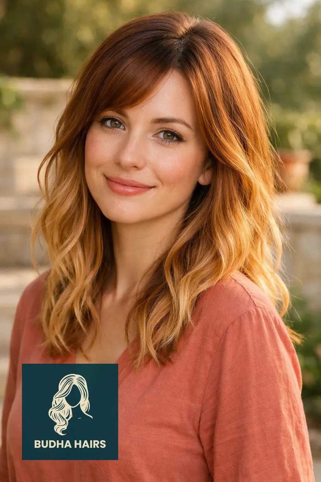 35 Stunning Brown to Blonde Balayage Ideas for a Gorgeous Transformation 28 Copper-Brown with Strawberry Blonde Ends