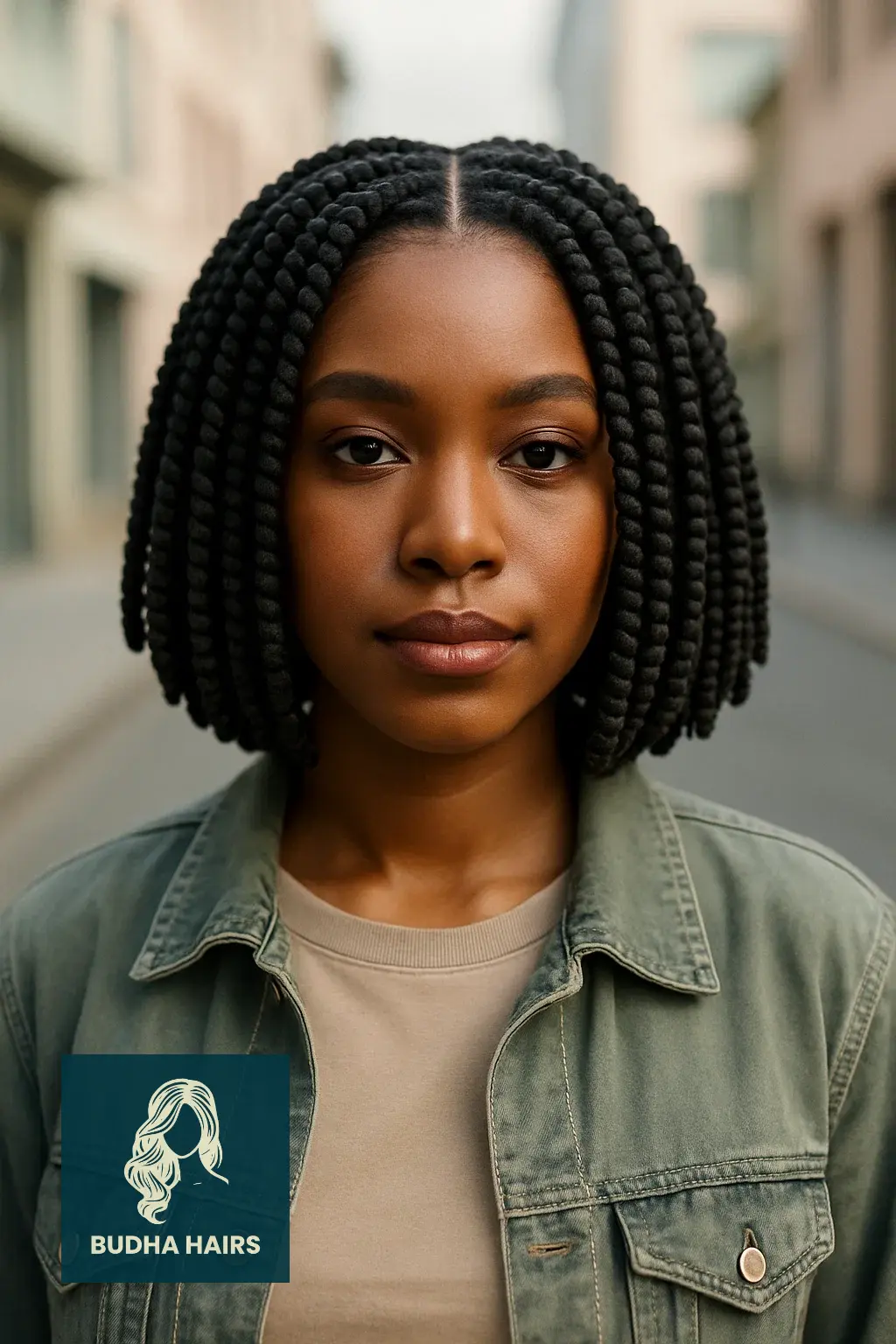 Short Crochet Twist Hairstyles: 35 Trendy Protective Looks 23 Crochet Twist Bob with Middle Part