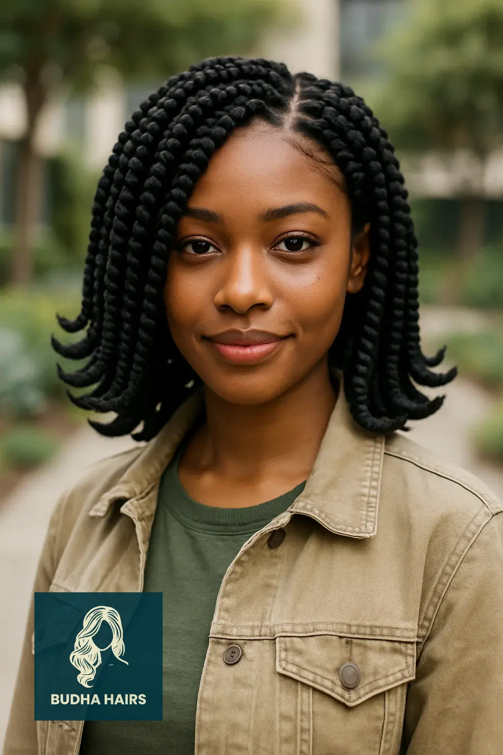 Short Crochet Twist Hairstyles: 35 Trendy Protective Looks 29 Crochet Twists with Flipped Ends