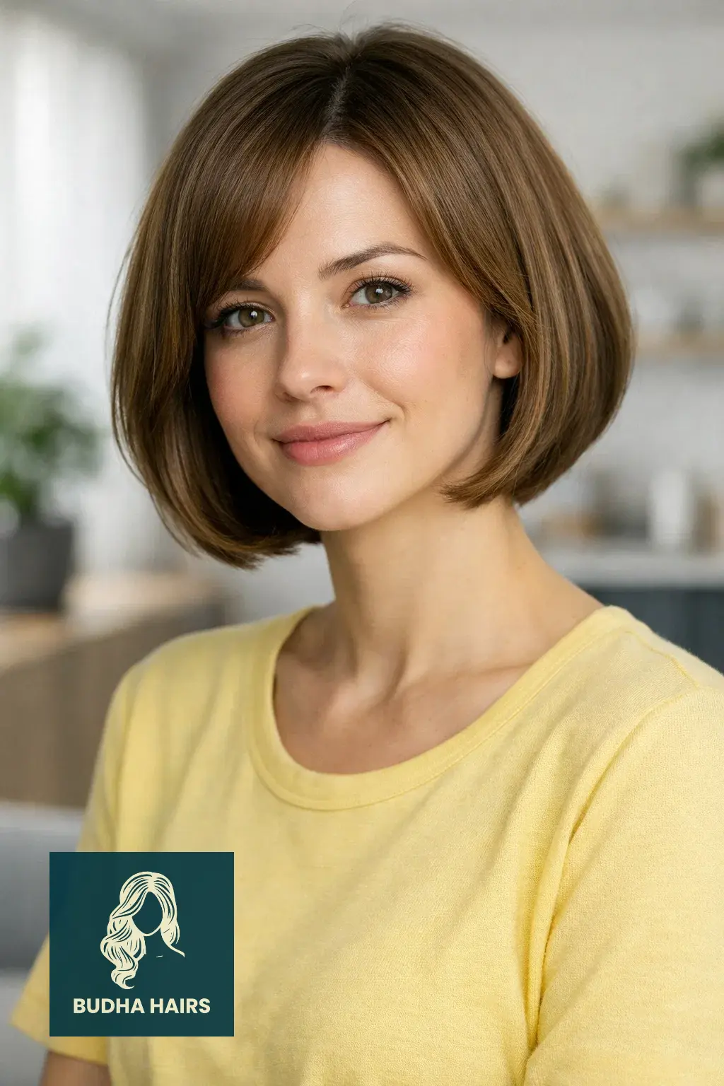 25 Best Short Bob Hairstyles for Thin Fine Hair for Instant Volume 19 Curved-In "C-Shape" Bob