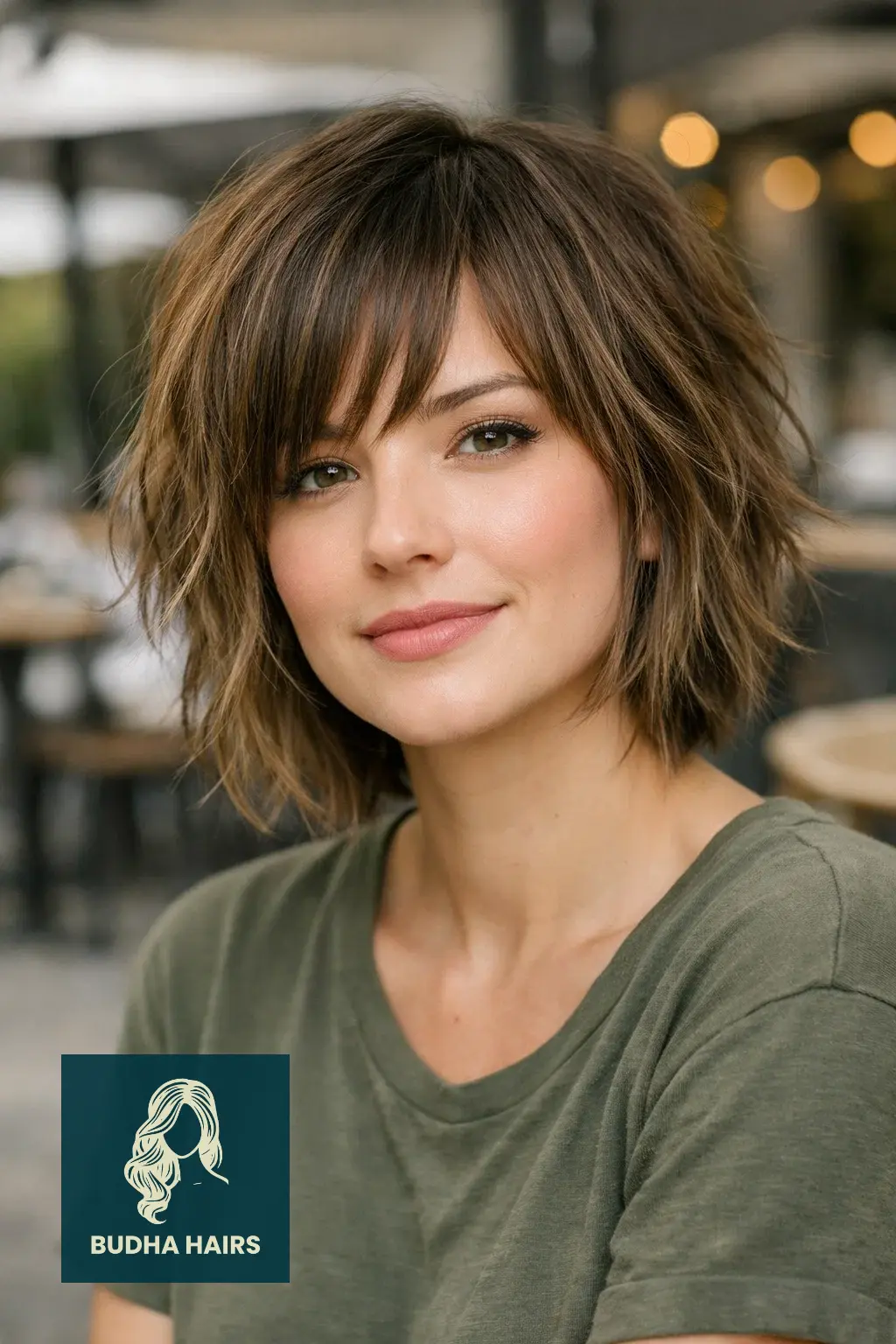 30 Best Shaggy Bob Hairstyles for Fine Hair and Round Faces 16 Disconnected Shaggy Bob