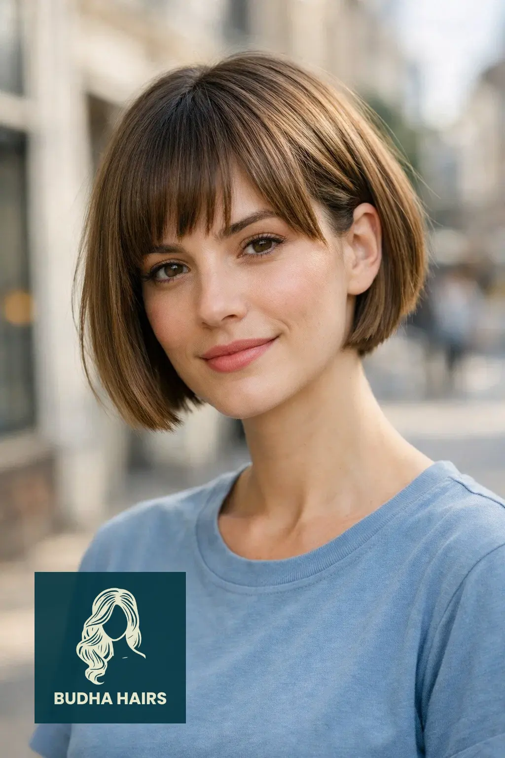 35 Short Hairstyles for Thin Hair to Look Fuller and Thicker 13 Ear-Length Blunt Micro-Bob