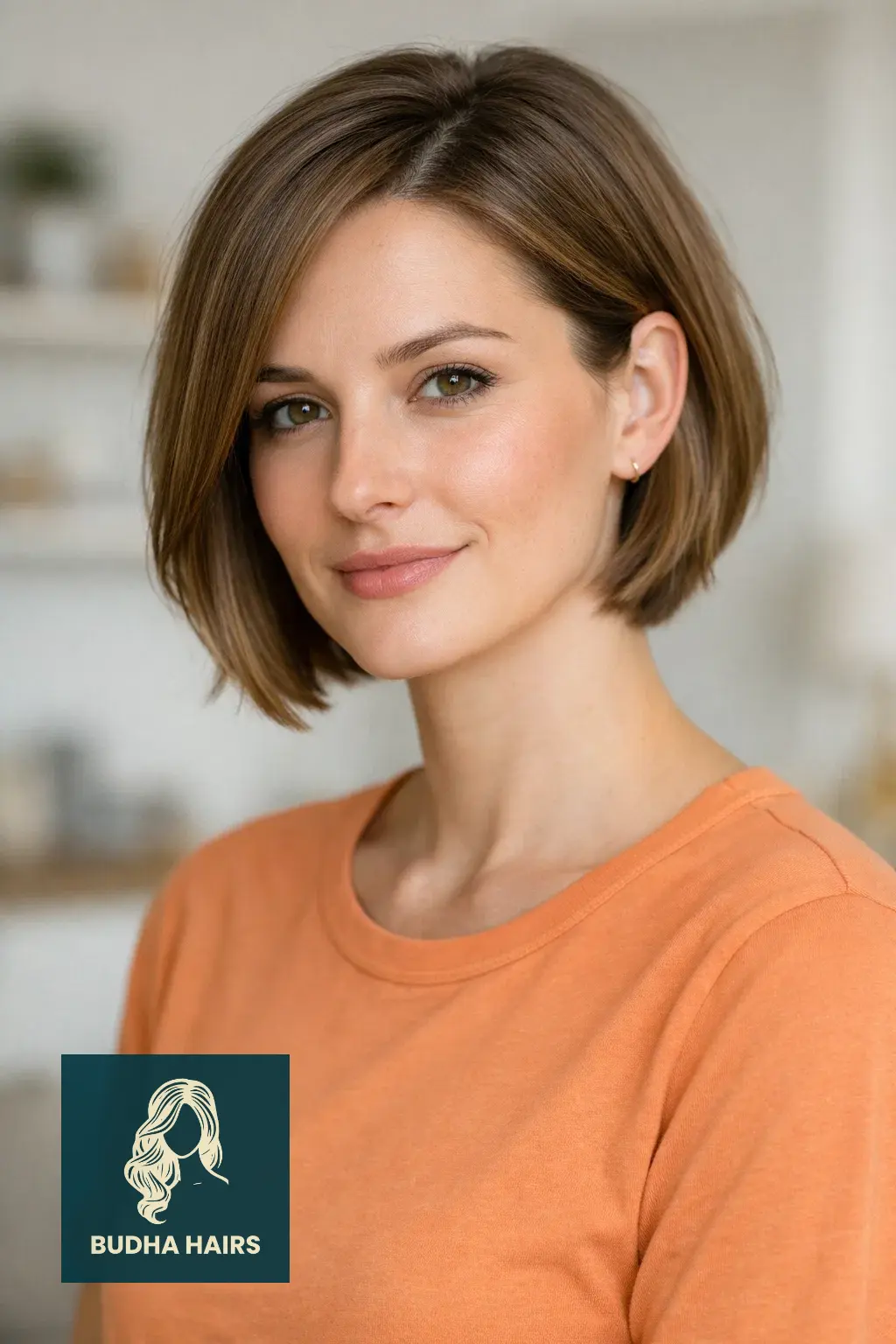 25 Best Short Bob Hairstyles for Thin Fine Hair for Instant Volume 16 Ear-Tucked Bob with Volume