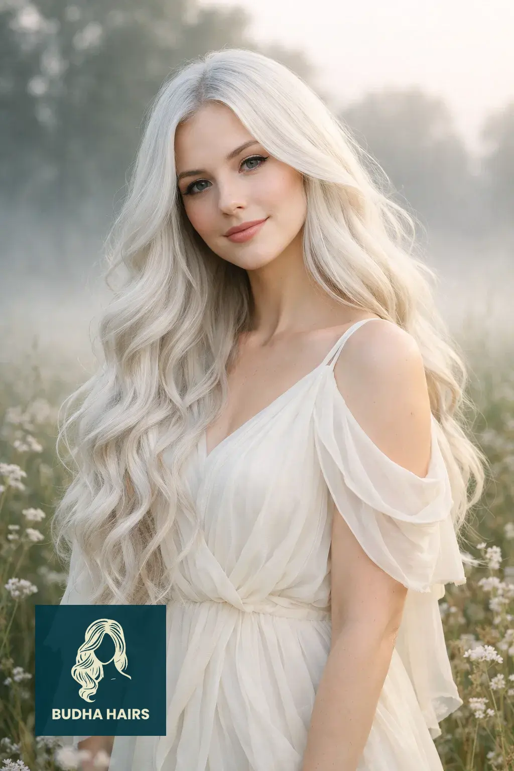 50 Enchanting Witch Hairstyles: Gothic, Modern & Fantasy Looks 15 Ethereal White Witch Waves