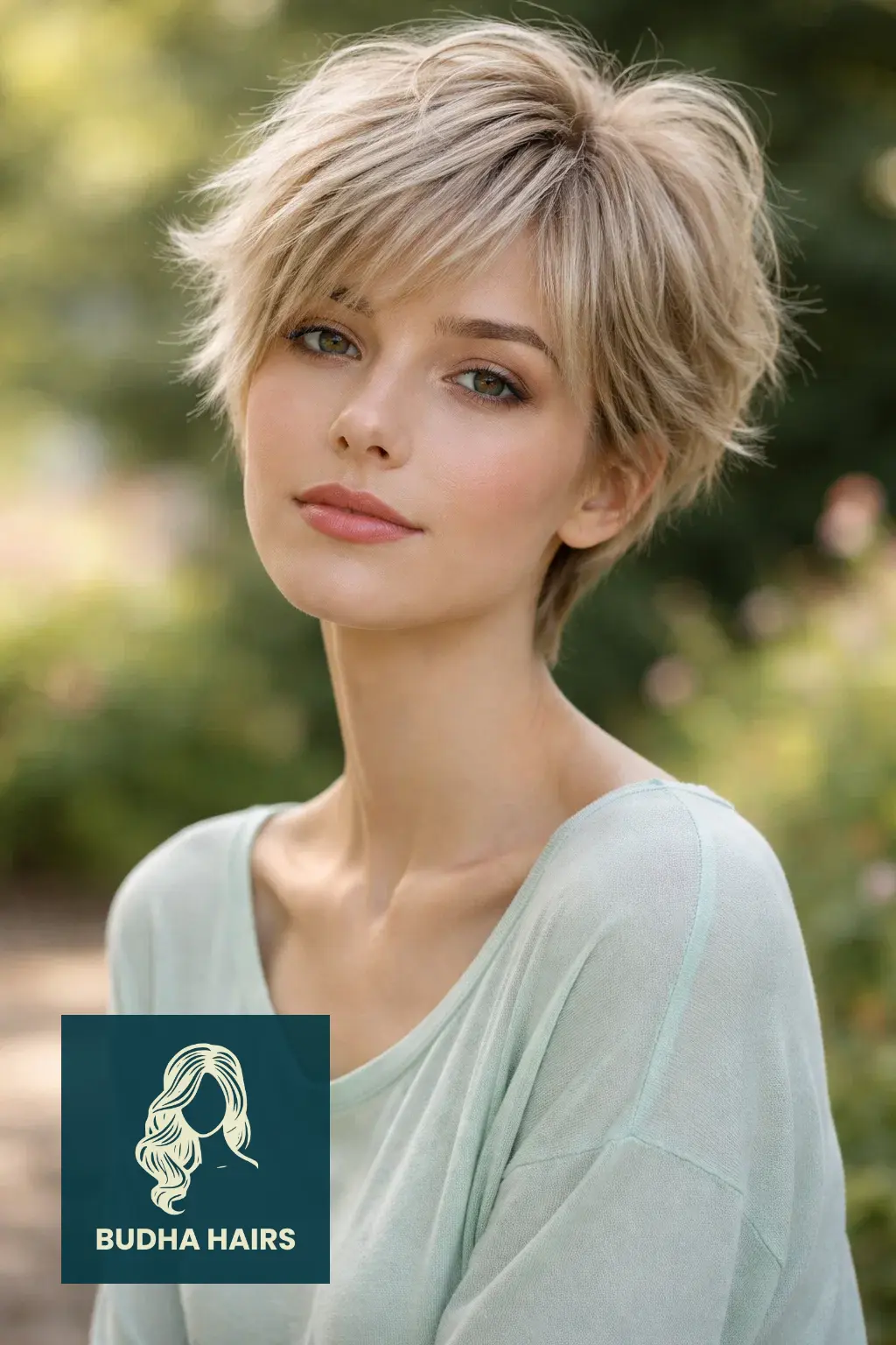 35 Best Short Hairstyles for Thin Hair and Oval Face 16 Feathered "Fairy" Pixie