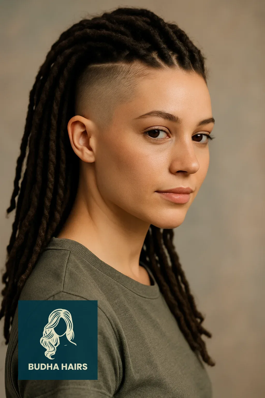 40 Edgy & Elegant Locs with Undercut Women Styles 19 Full Head Undercut with Locs