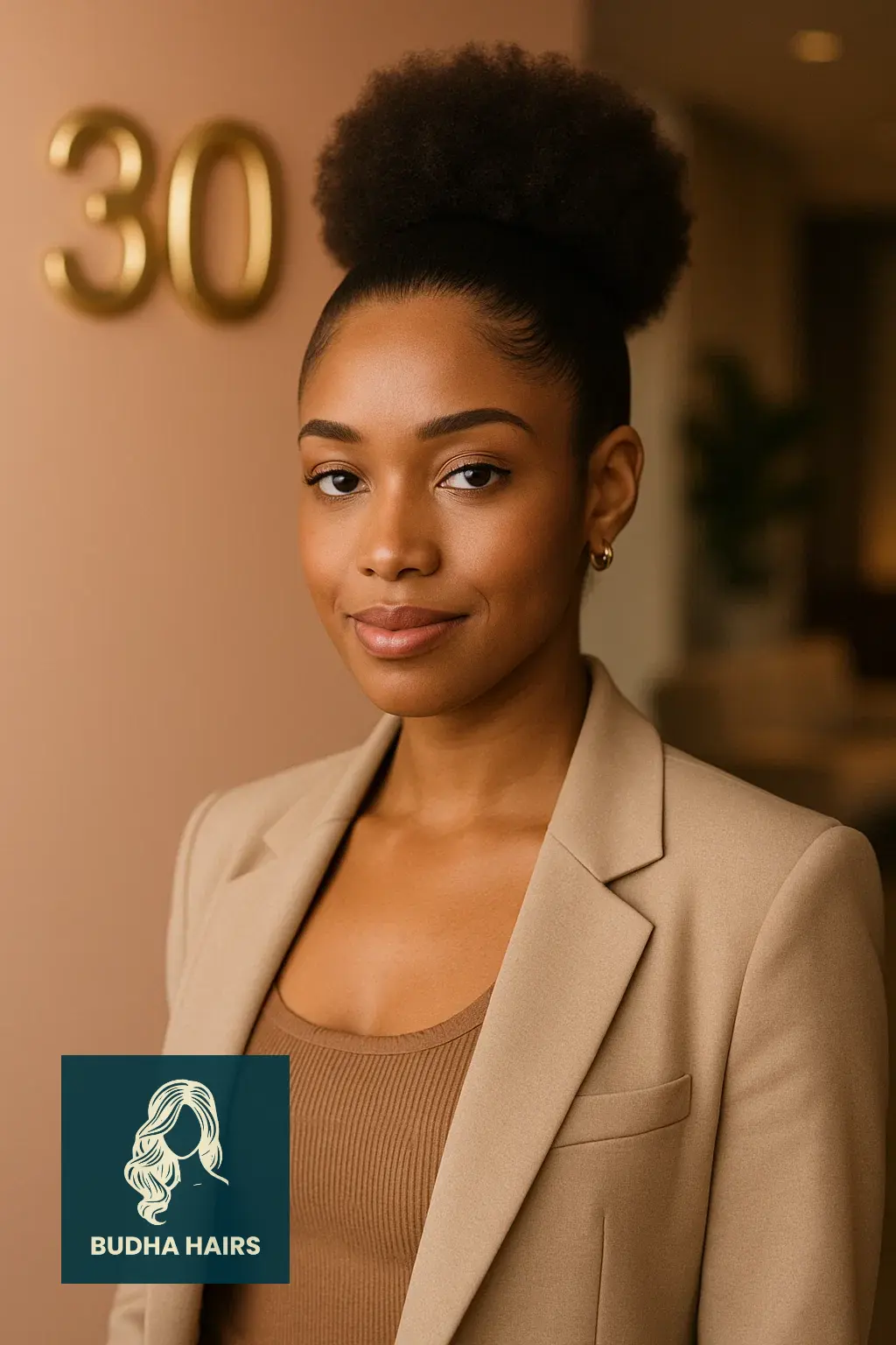 30th Birthday Hairstyles: 35 Stunning Looks for Women 10 High Puff with Soft Edges