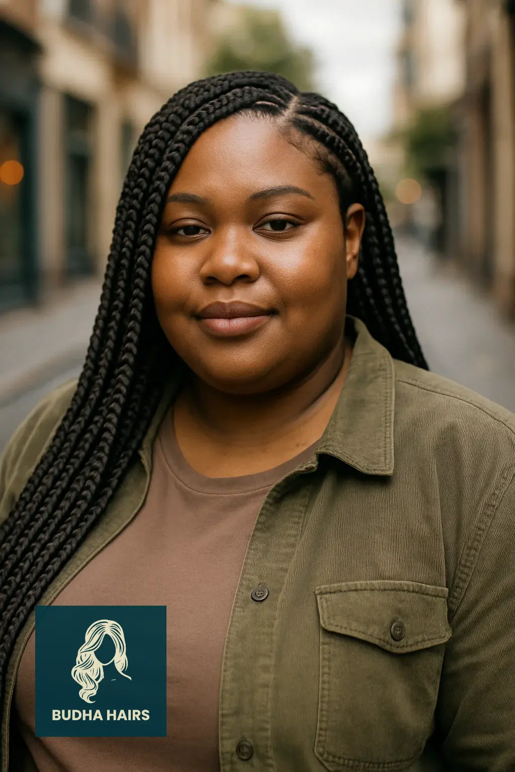 Plus Size Hairstyles for Black Women: 30 Stunning Styles 13 Jumbo Box Braids With Side Part