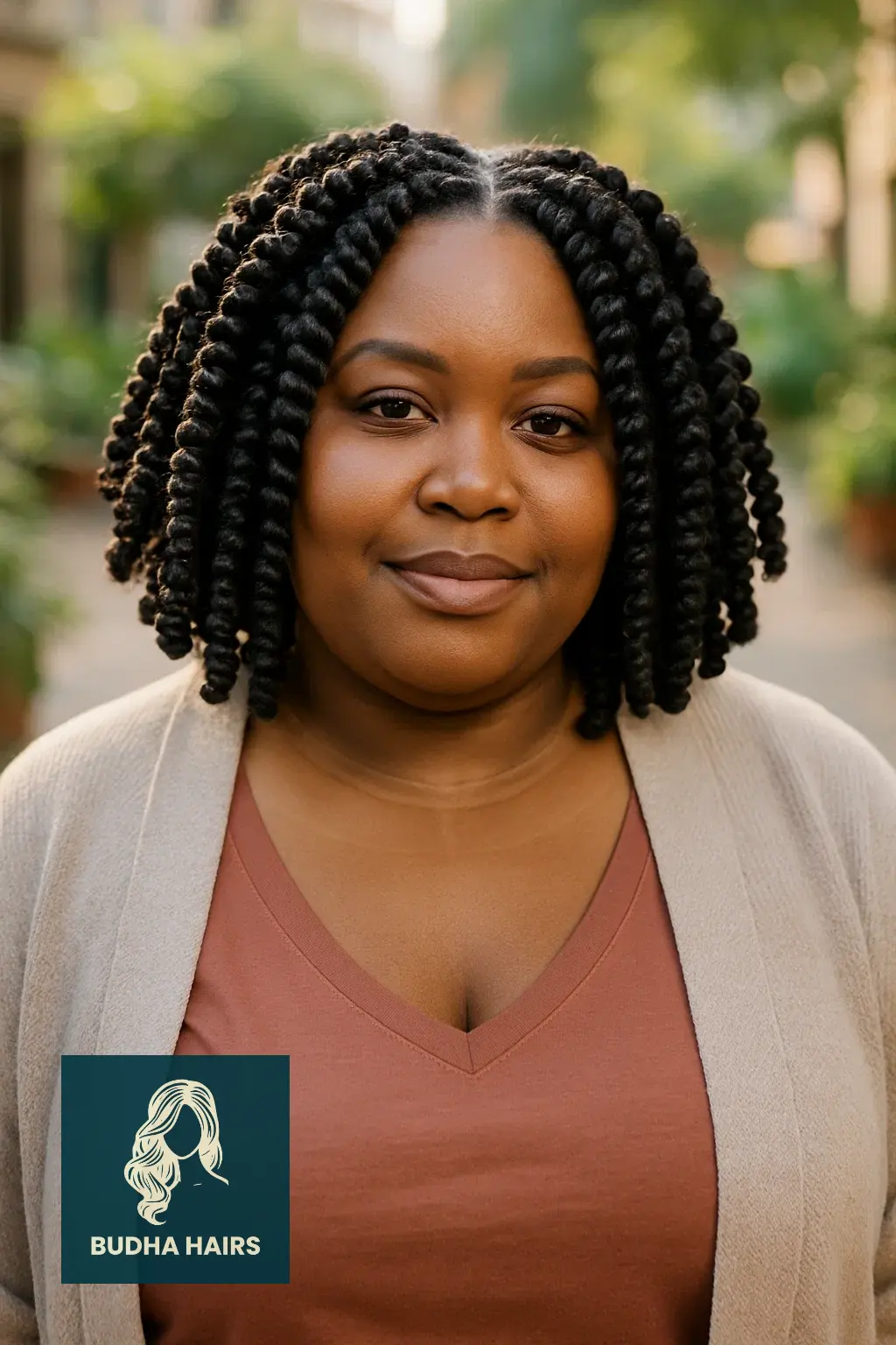 Plus Size Hairstyles for Black Women: 30 Stunning Styles 23 Jumbo Passion Twists With Shoulder-Length Bounce